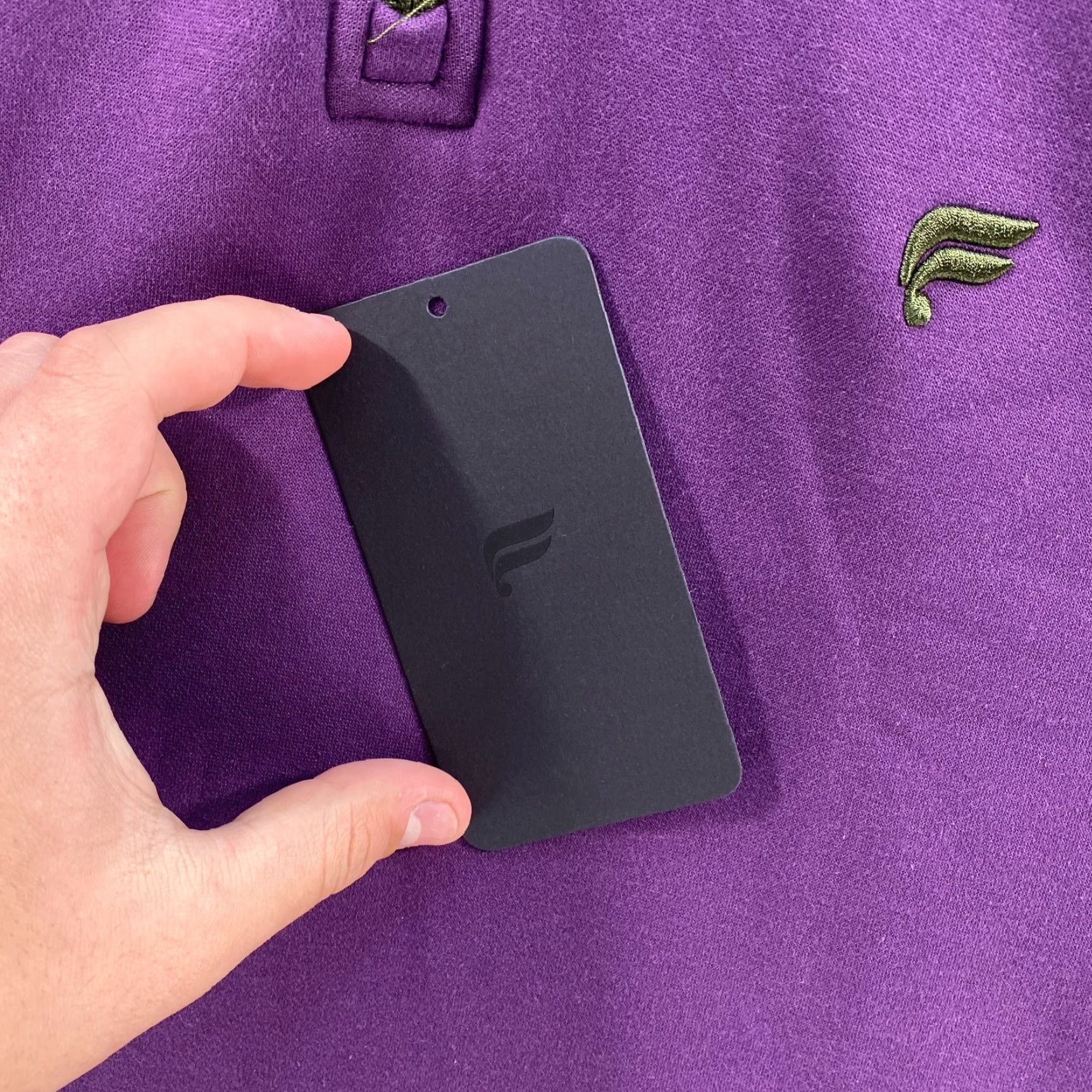 Fabletics Fabletics Mens XL Purple The Go To 1/4 Zip Pullover Mock Neck Sweatshirt NWT Shirt Adult XL Purple Size US XL / EU 56 / 4 - 4 Thumbnail