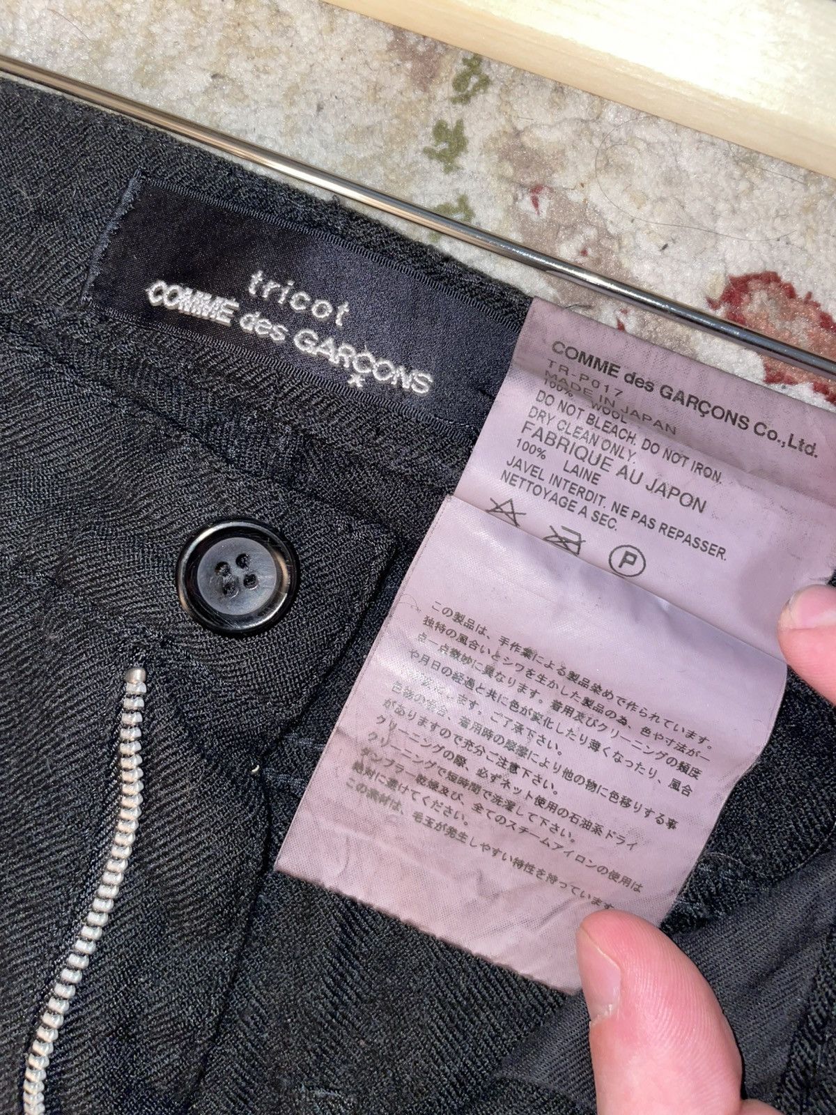 Comme des Garcons Comme des Garçons tricot AD2006 flared cropped wool pants Size US 32 / EU 48 - 4 Thumbnail