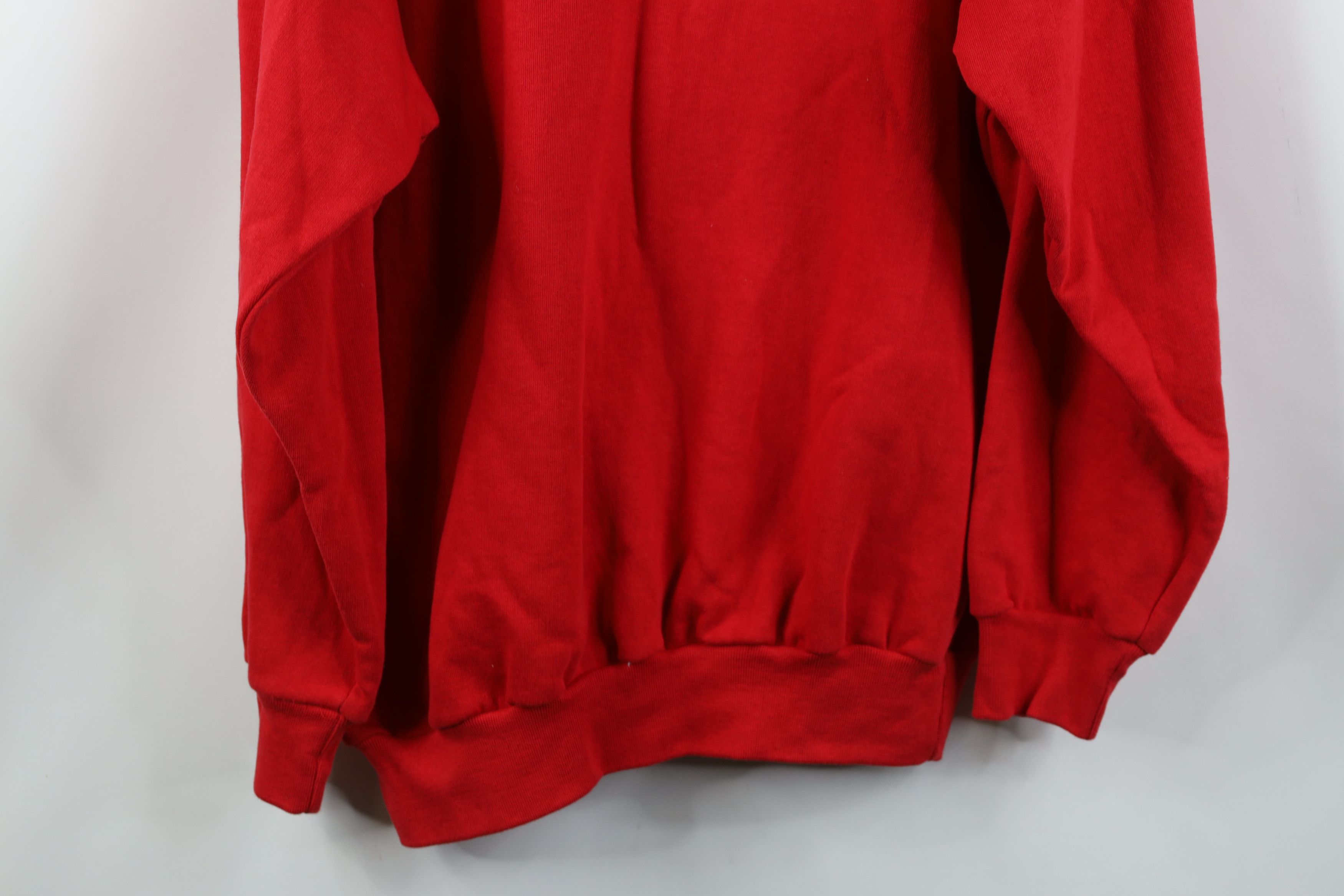 Vintage Vintage 90s Spalding Basketball Spell Hoodie Sweatshirt Red Size US L / EU 52-54 / 3 - 14 Thumbnail