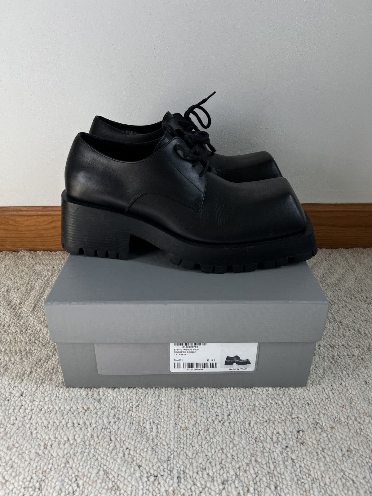 balenciaga trooper derby 43 - ドレス・ビジネスシューズ