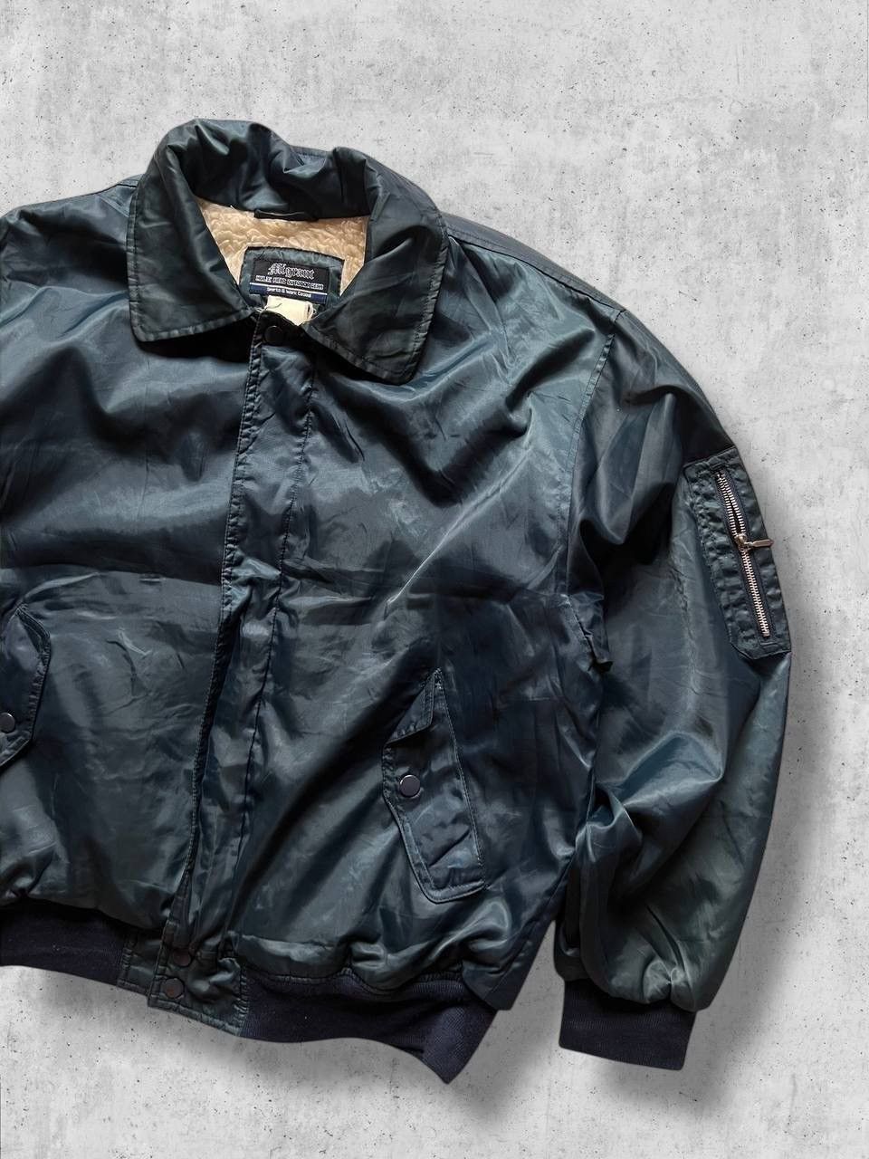 Japanese Brand Migrant japanese style varsity bomber jacket aviator cwu Size US M / EU 48-50 / 2 - 3 Thumbnail