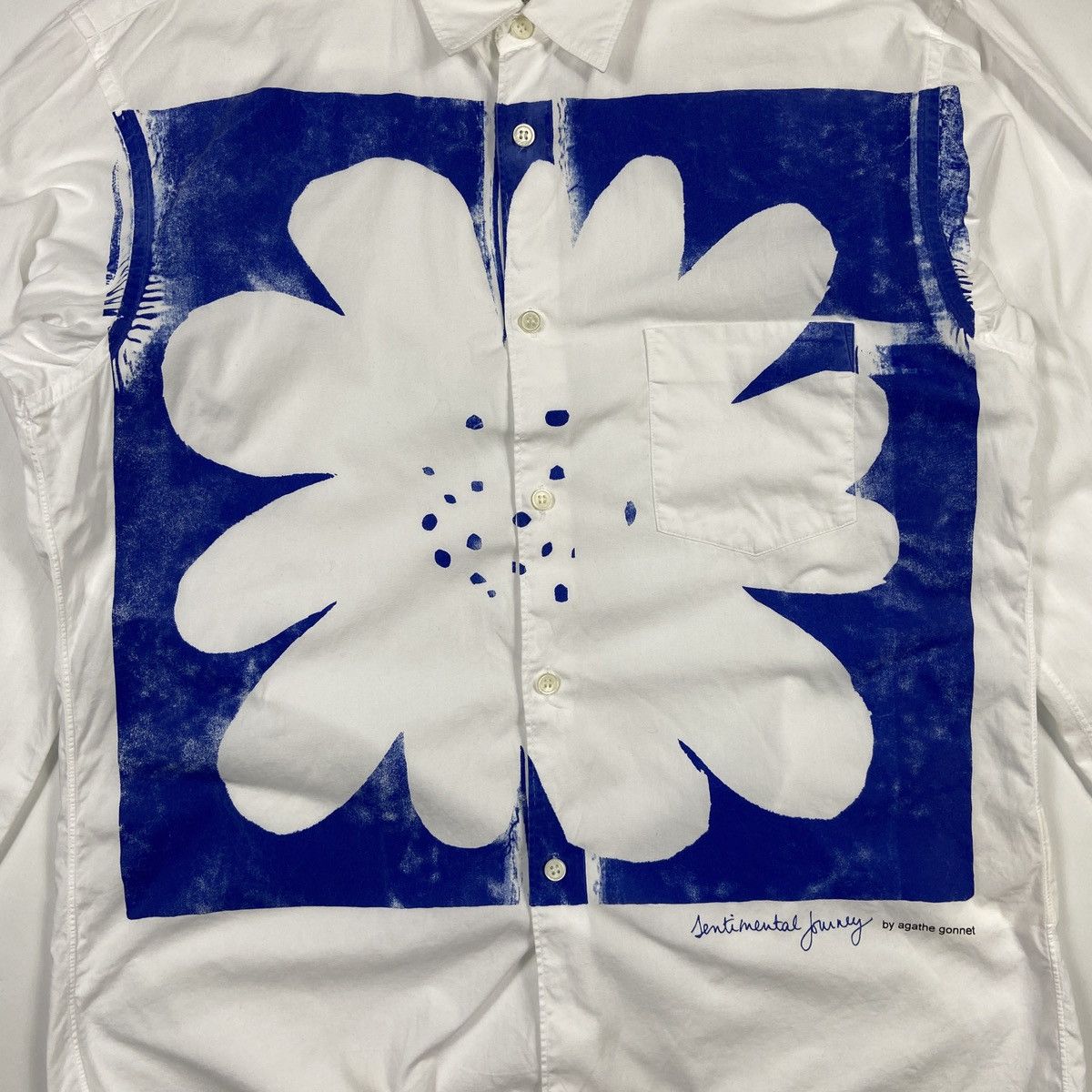 Comme des Garcons SHIRT COMME des GARCONS SHIRT agathe gonnet print long sleeve Size US M / EU 48-50 / 2 - 5 Thumbnail