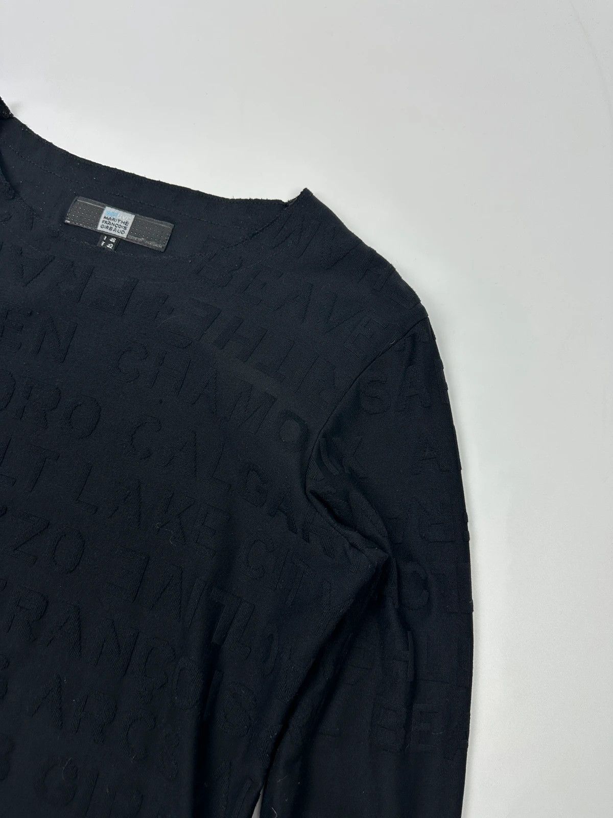 Marithe + Francois Girbaud Marithé + François Girbaud 90s Actlive Black Longsleeves Size L / US 10 / IT 46 - 2 Thumbnail