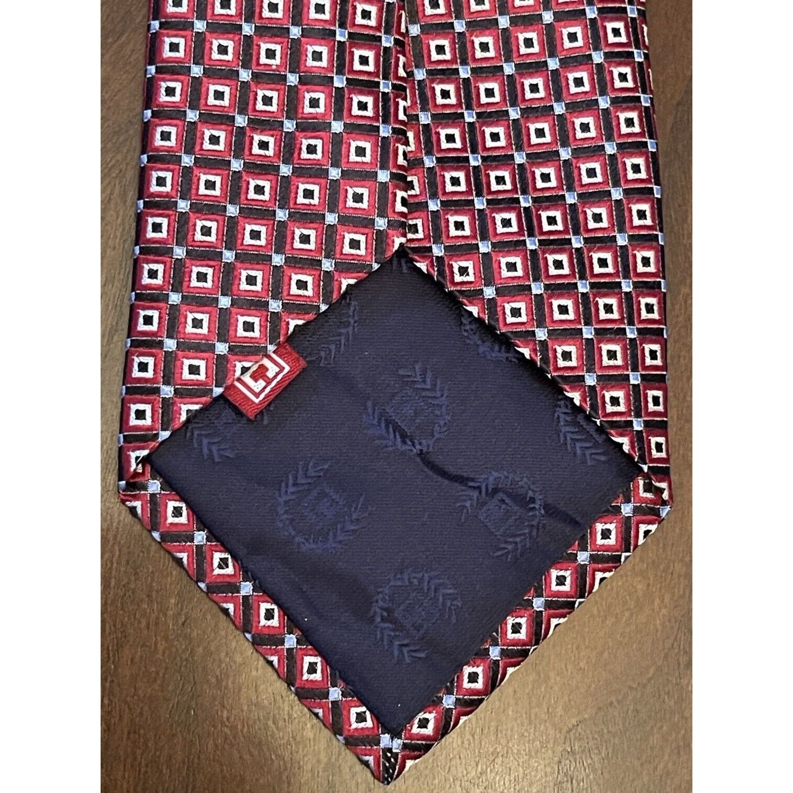 Chaps Chaps Red Black Hand Made 100% Silk Made In China Size ONE SIZE - 2 Thumbnail