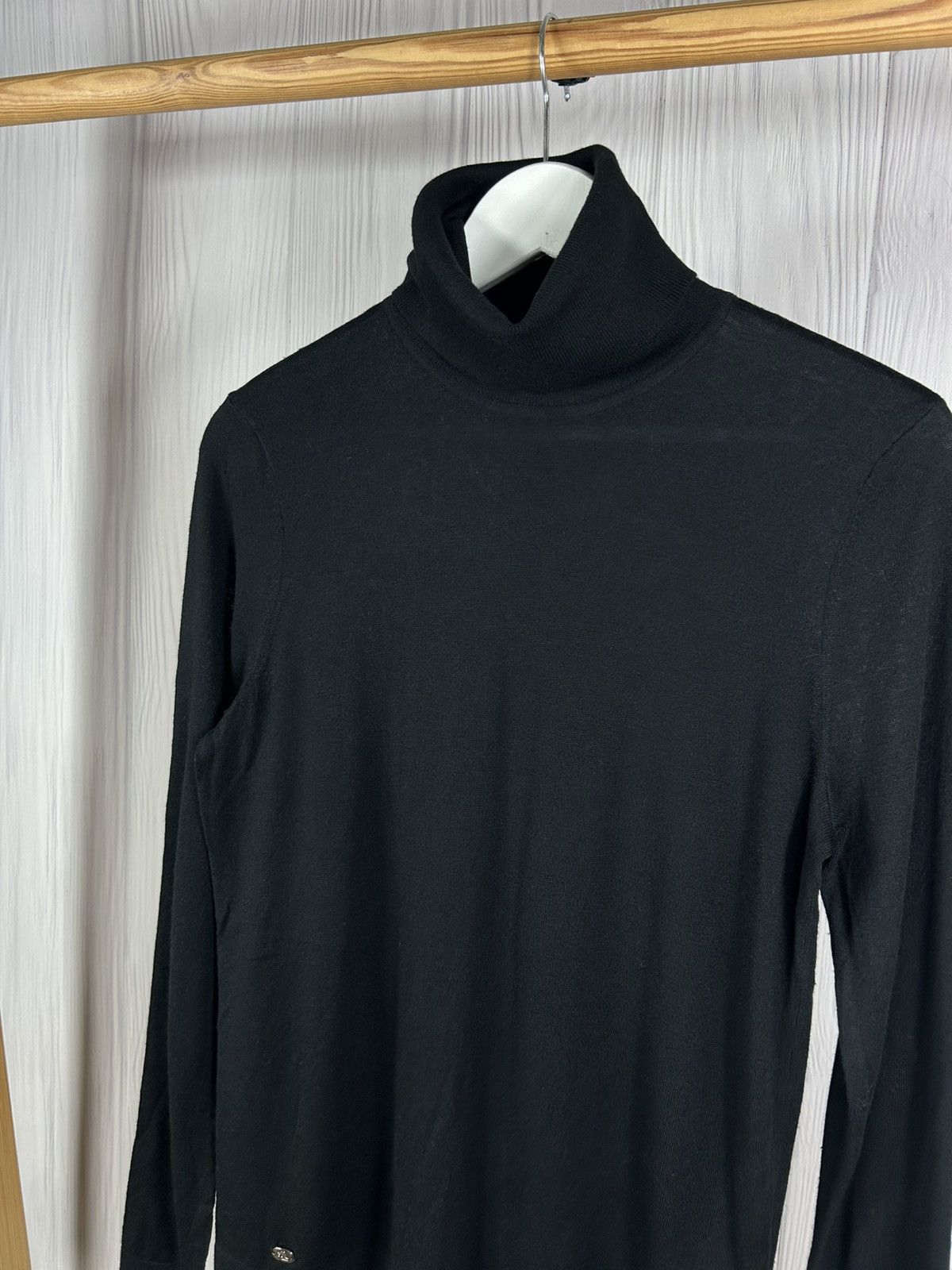 Lauren Ralph Lauren Lauren Ralph Lauren Silk-Blend Turtleneck Sweater Black L Size L / US 10 / IT 46 - 4 Thumbnail