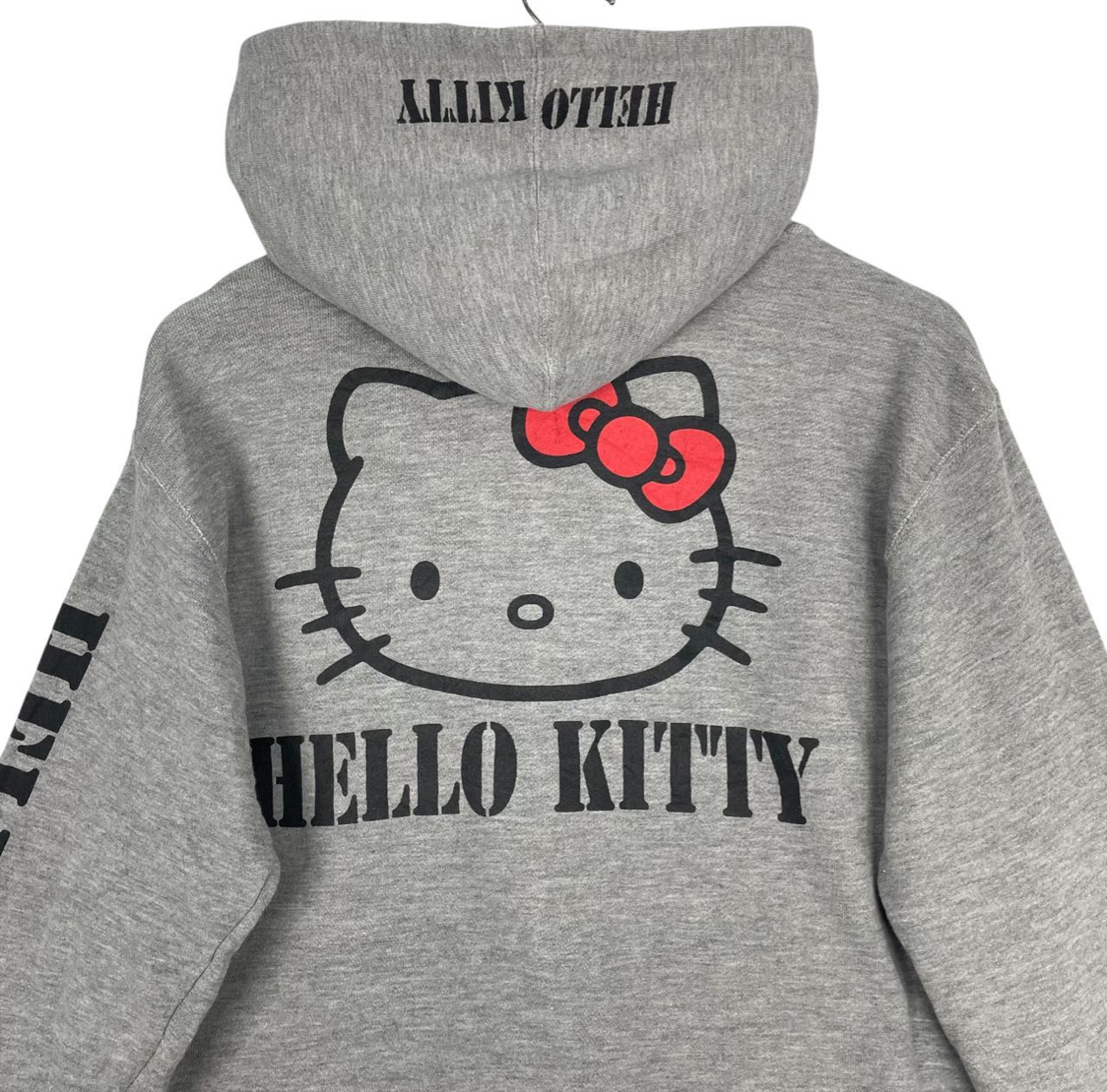 Anime Vintage Hello Kitty Backhit Printed Logo Fullzipper Hoodie Size M / US 6-8 / IT 42-44 - 6 Thumbnail