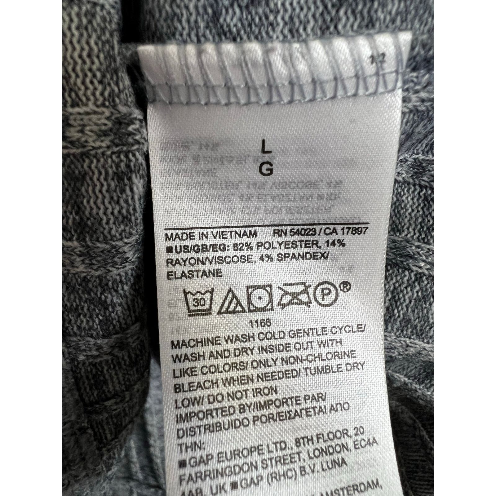Gap Gap Body Women's Long Sleeve Gray Collared Pullover Top L Size L / US 10 / IT 46 - 7 Thumbnail