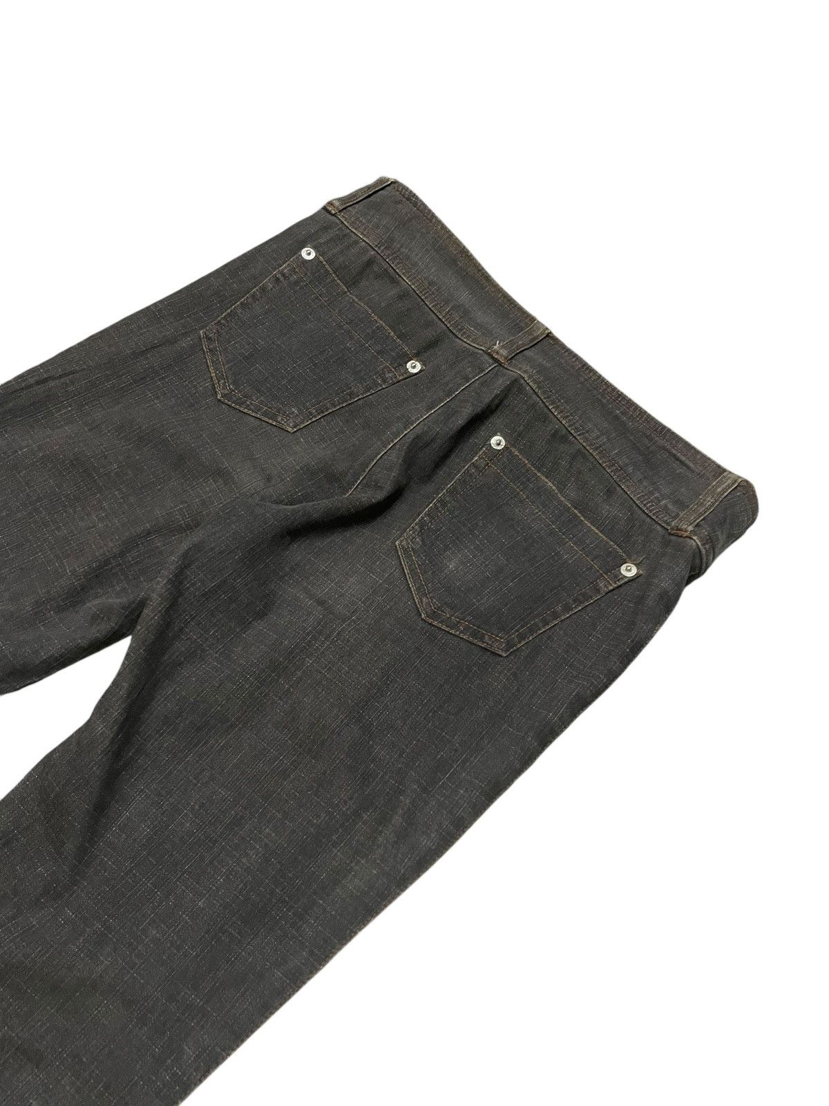 Le Grande Bleu (L.G.B.) JokyGal Japan Zip up Flare Stacked Jeans Size US 28 / EU 44 - 13 Thumbnail