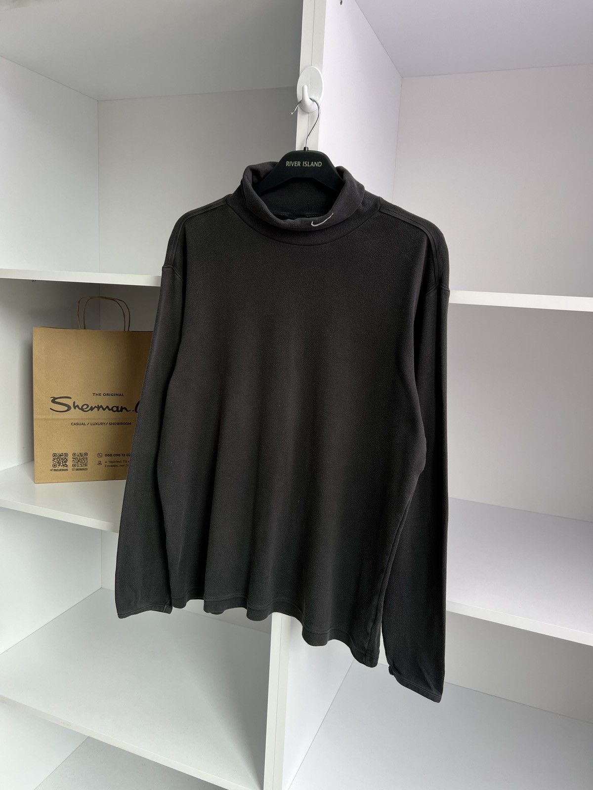 Nike × Vintage Vintage Nike Golf Swoosh Men’s Turtleneck Long Sleeve Size US M / EU 48-50 / 2 - 6 Thumbnail