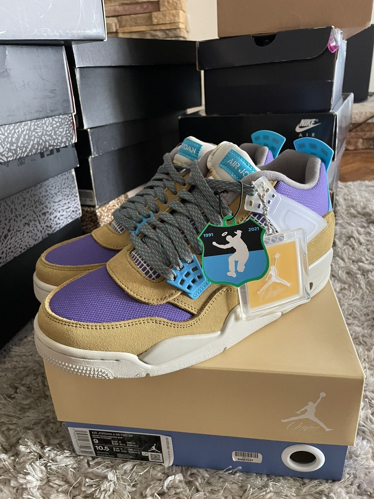 Jordan Brand × Union LA Jordan 4 Union Desert Moss Size US 9 / EU 42 - 1 Thumbnail