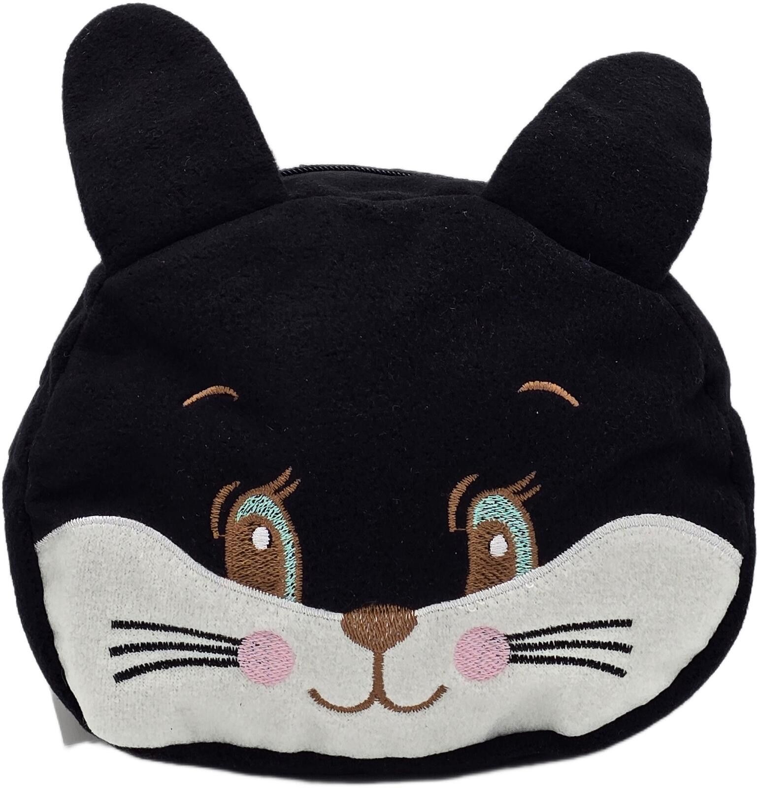 The Unbranded Brand Cute Black Cat Face Kids Backpack with Ears Size ONE SIZE - 1 Thumbnail