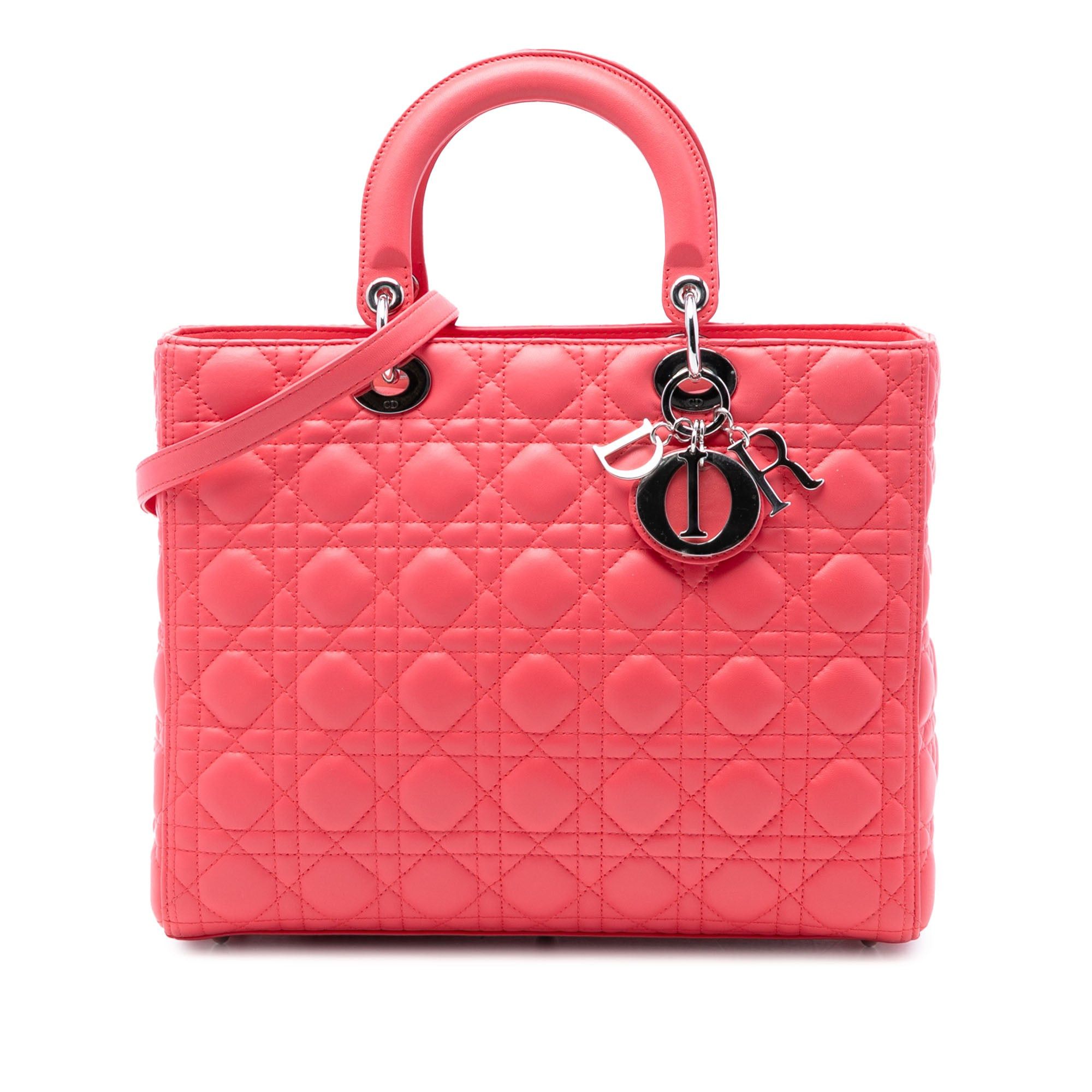 Dior Large Lambskin Cannage Lady Dior Size ONE SIZE - 1 Thumbnail