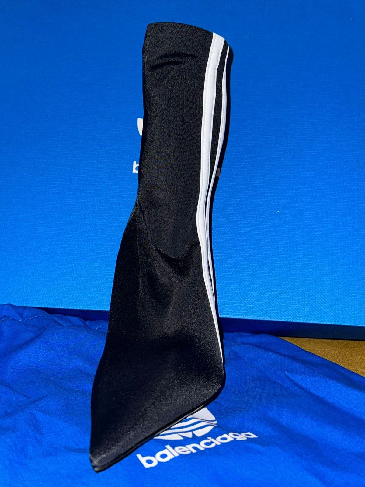 Adidas × Balenciaga BALENCIAGA x Adidas Knife Sock Ankle Boots Size US 7 / IT 37 - 5 Thumbnail