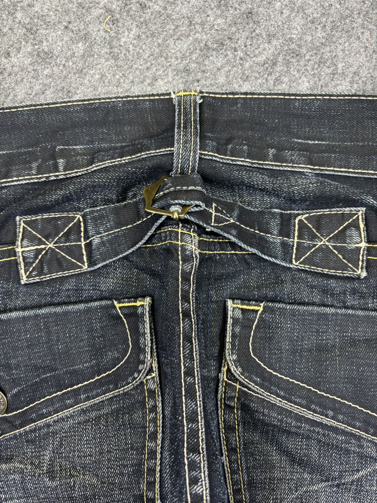Japanese Brand 💥90s Style Fades💥Back Number Multipockets Denim K40 Size US 30 / EU 46 - 13 Thumbnail