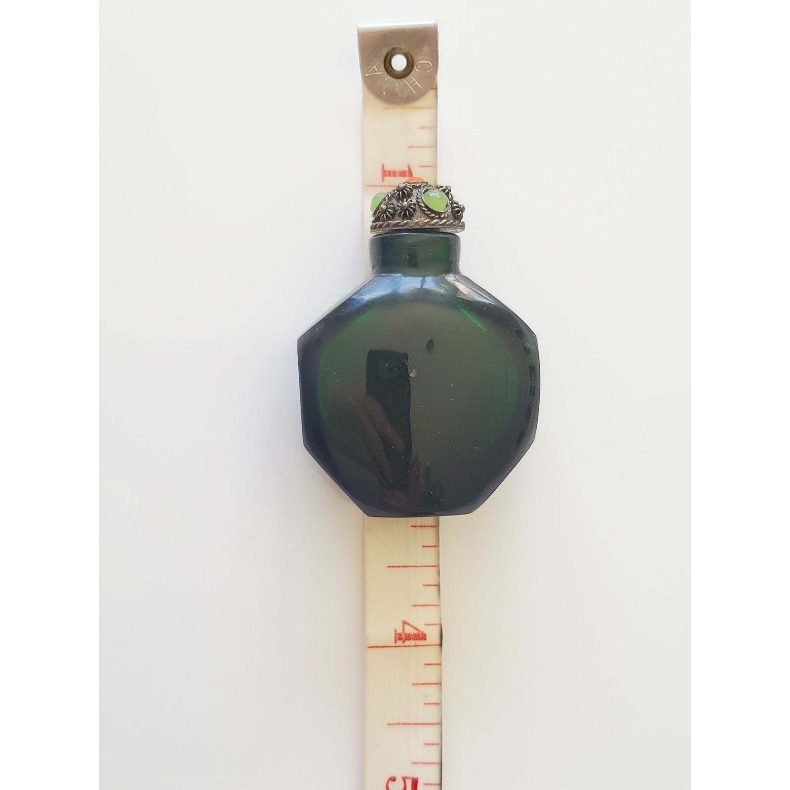 Other Vintage Emerald Green Chinese Snuff Bottle Size ONE SIZE - 7 Thumbnail