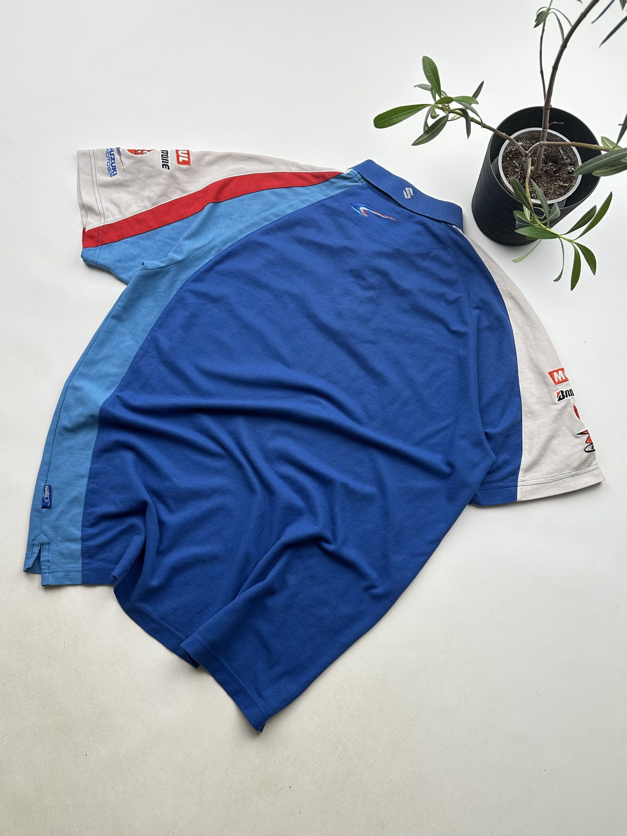 Vintage Suzuki Vintage Racing Polo Tee (383) Size US XXL / EU 58 / 5 - 6 Thumbnail