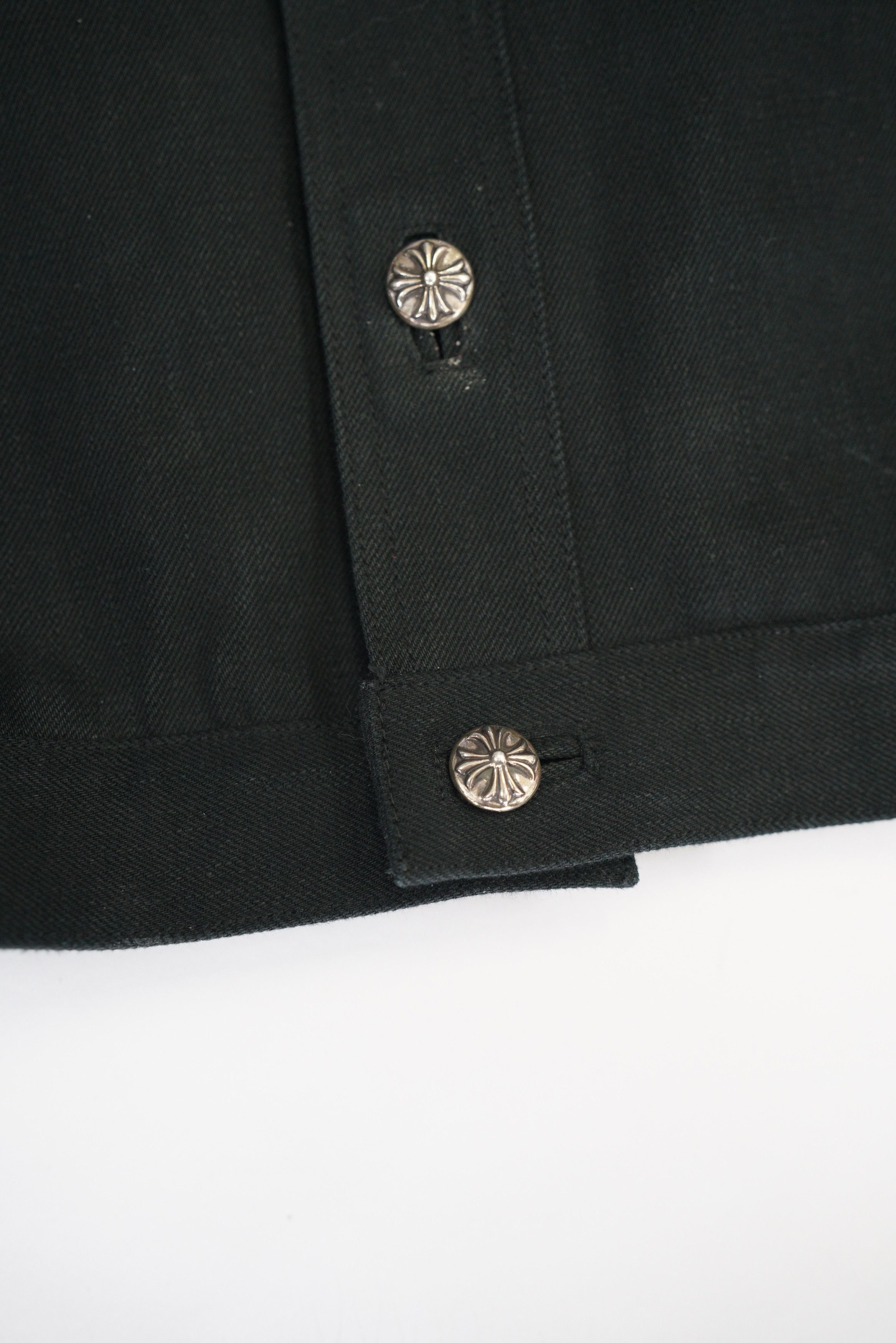 Chrome Hearts Chrome Hearts Floral Cross Patch Trucker Jacket Size US L / EU 52-54 / 3 - 4 Thumbnail