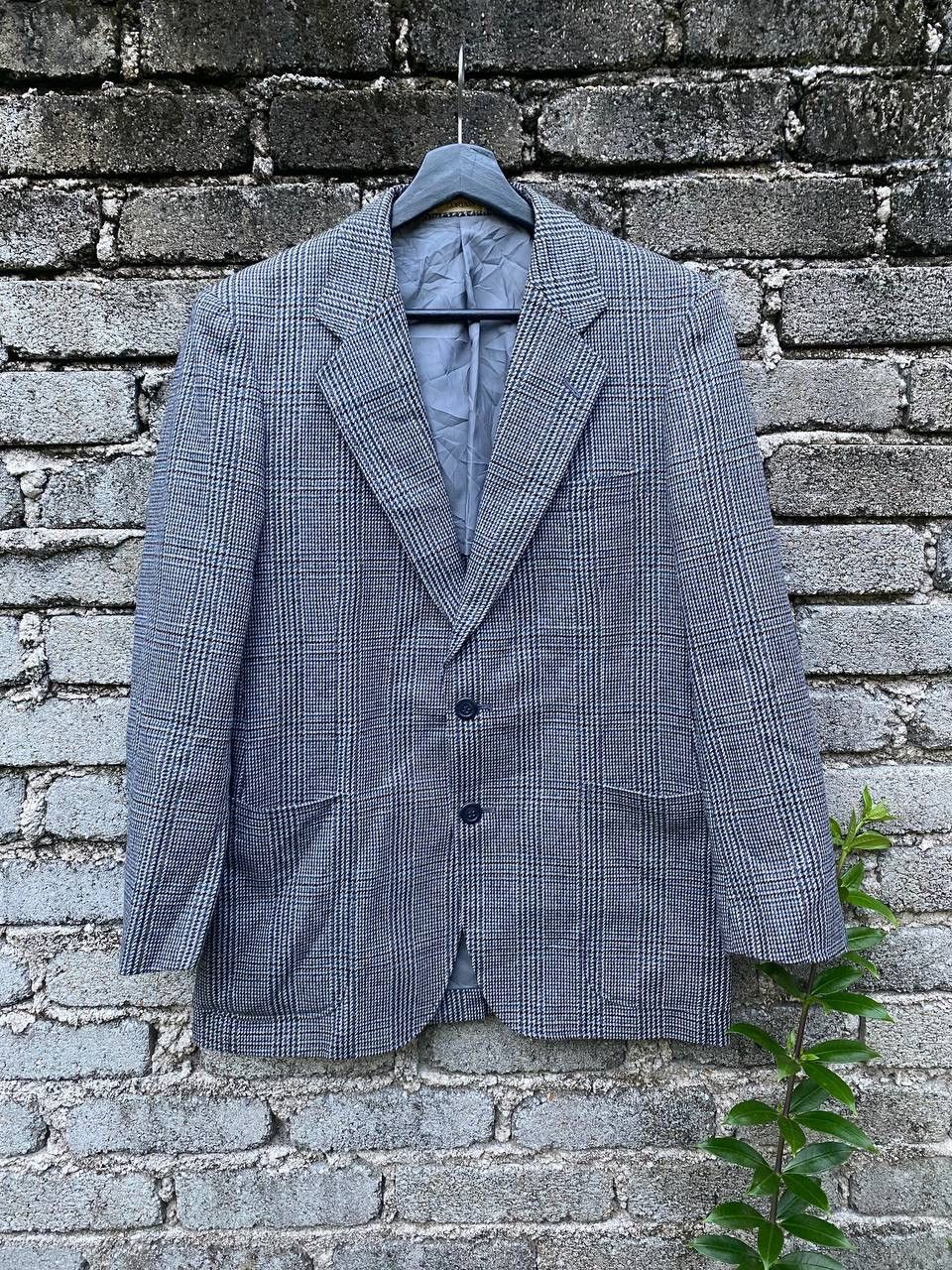Aries × Vintage Vintage 80s Cortass By Aries Wool Plaid Coat Size 50S - 1 Thumbnail