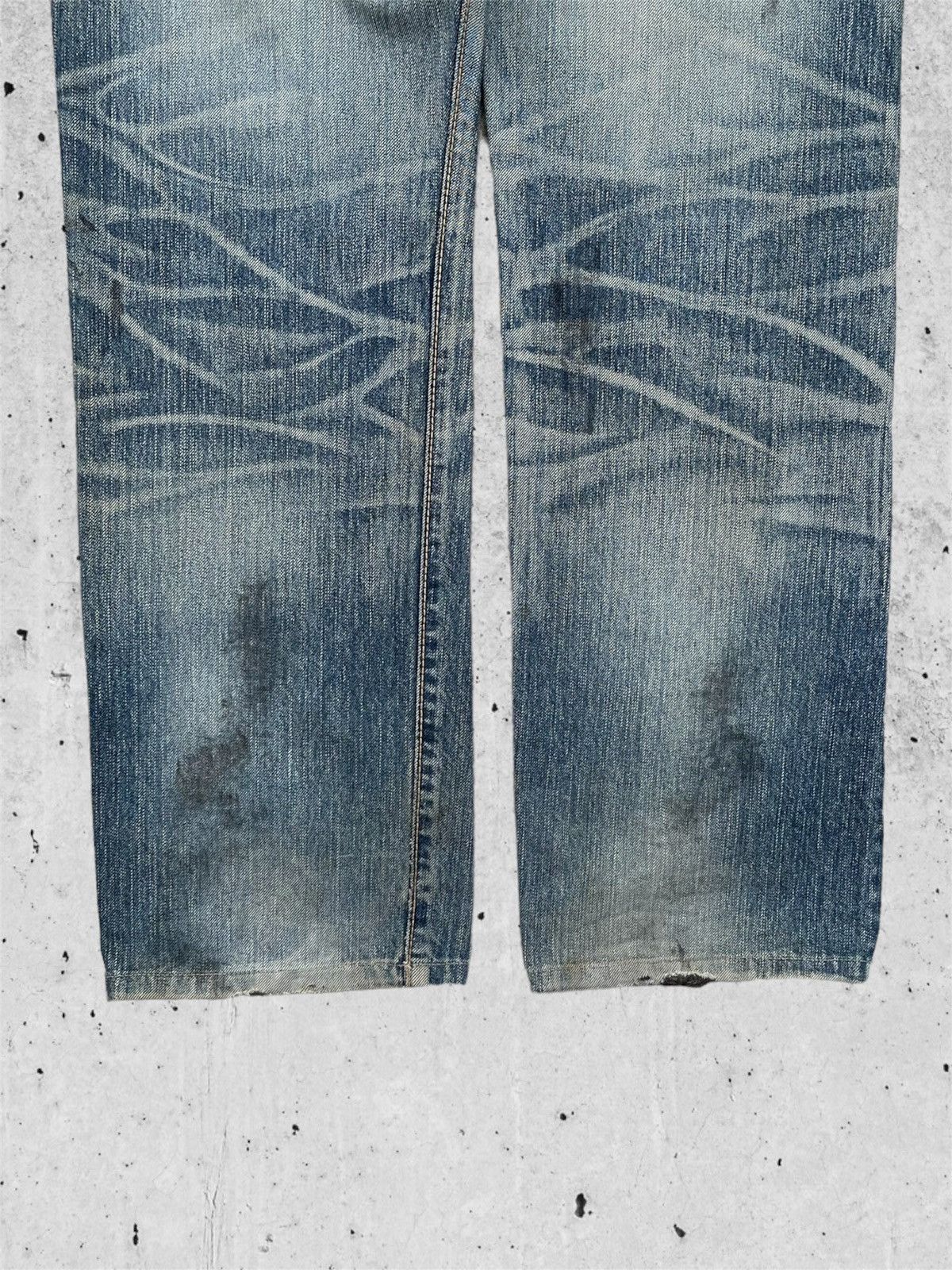 Edwin × Japanese Brand 🔥 Edwin 503 Distressed Denim Vintage W30 🔥 Size US 30 / EU 46 - 13 Thumbnail