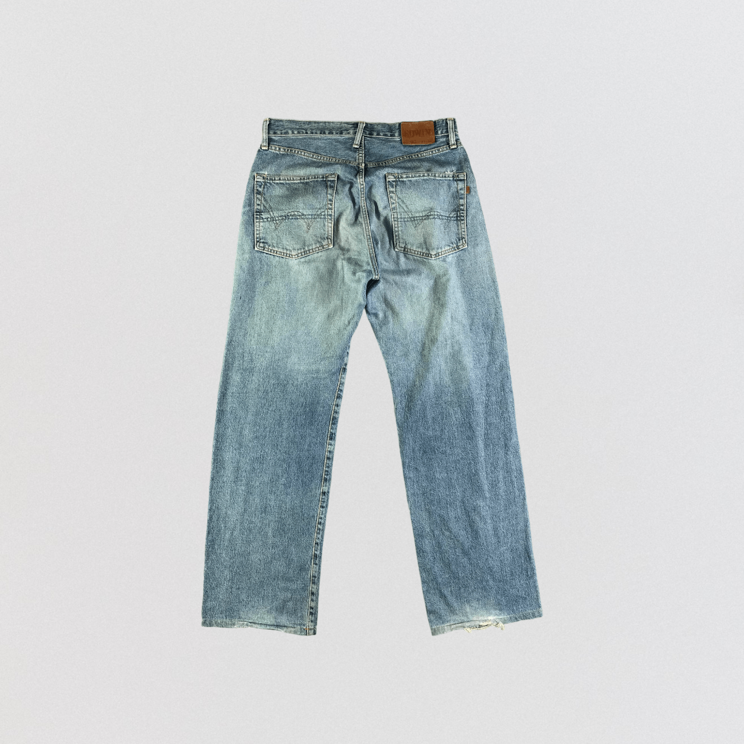 Edwin Vintage Redline Blue Wash Edwin 505 Jeans-JM3554 Size US 33 - 2 Thumbnail