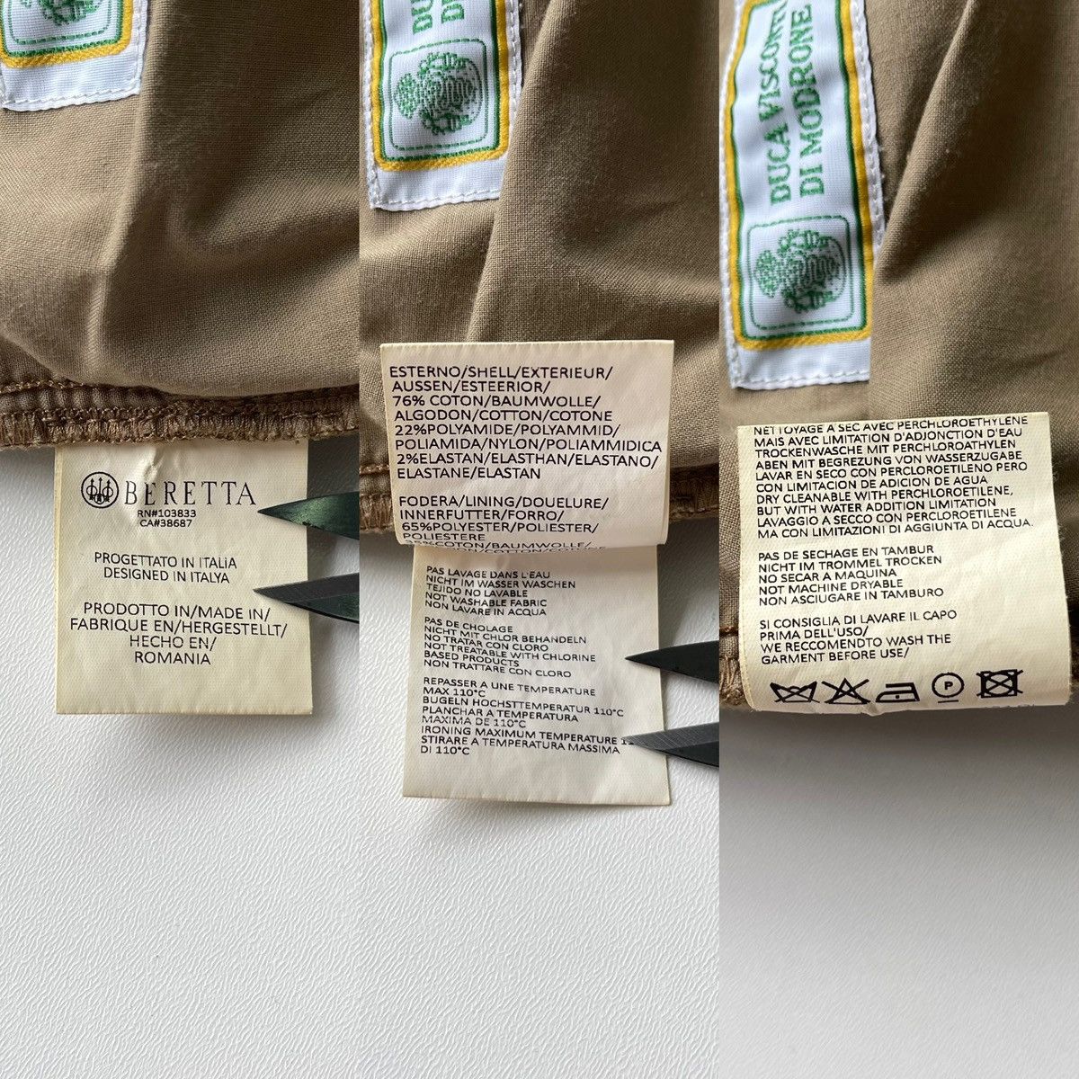 Beretta Beretta Corduroy Duca Visconti Di Modrone Chino Pants Brown Size US 34 / EU 50 - 10 Thumbnail