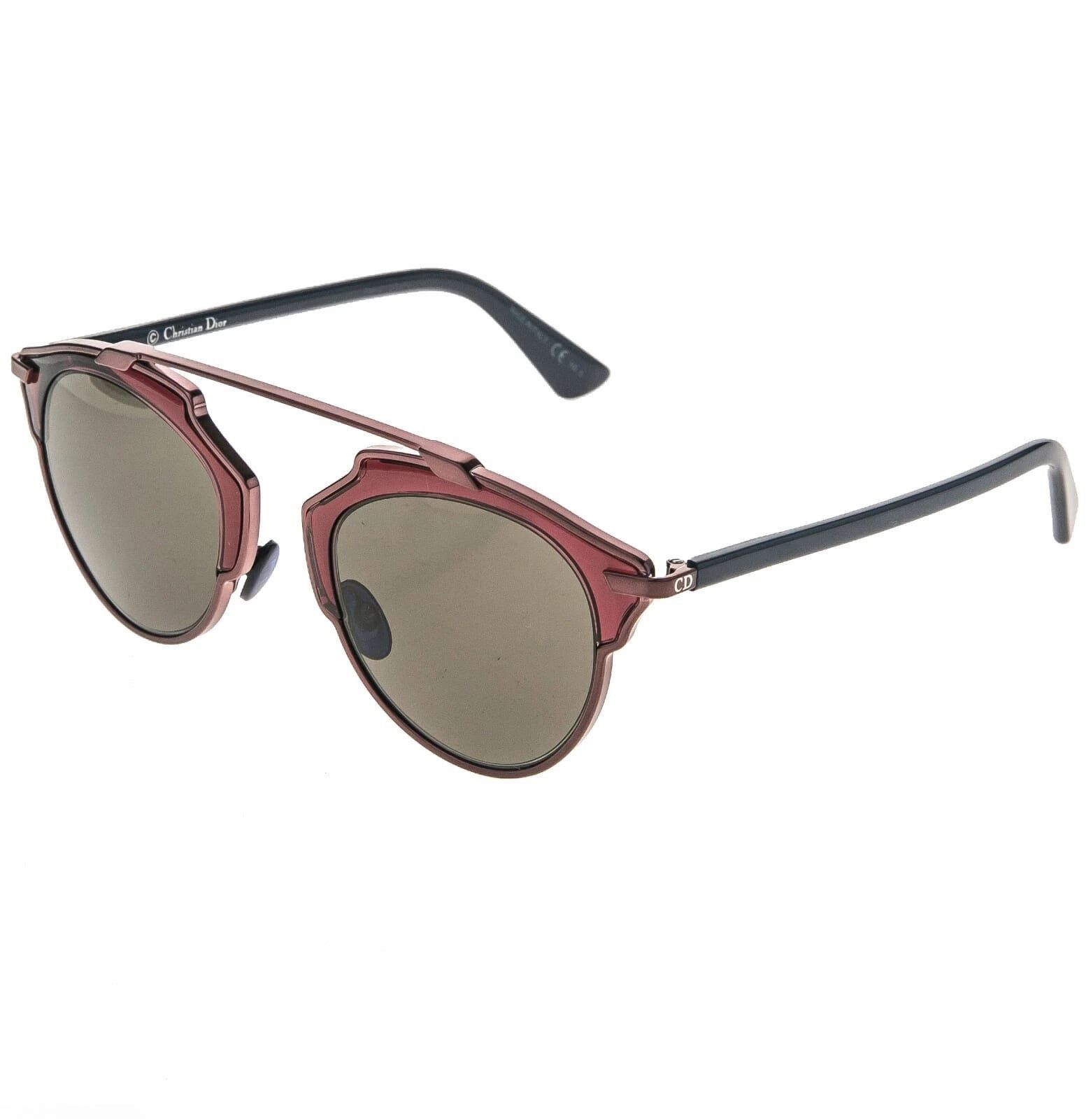 Christian Dior Monsieur CHRISTIAN DIOR SO REAL Burgundy Blue Metal DIORSOREAL SOREAL Size ONE SIZE - 4 Thumbnail