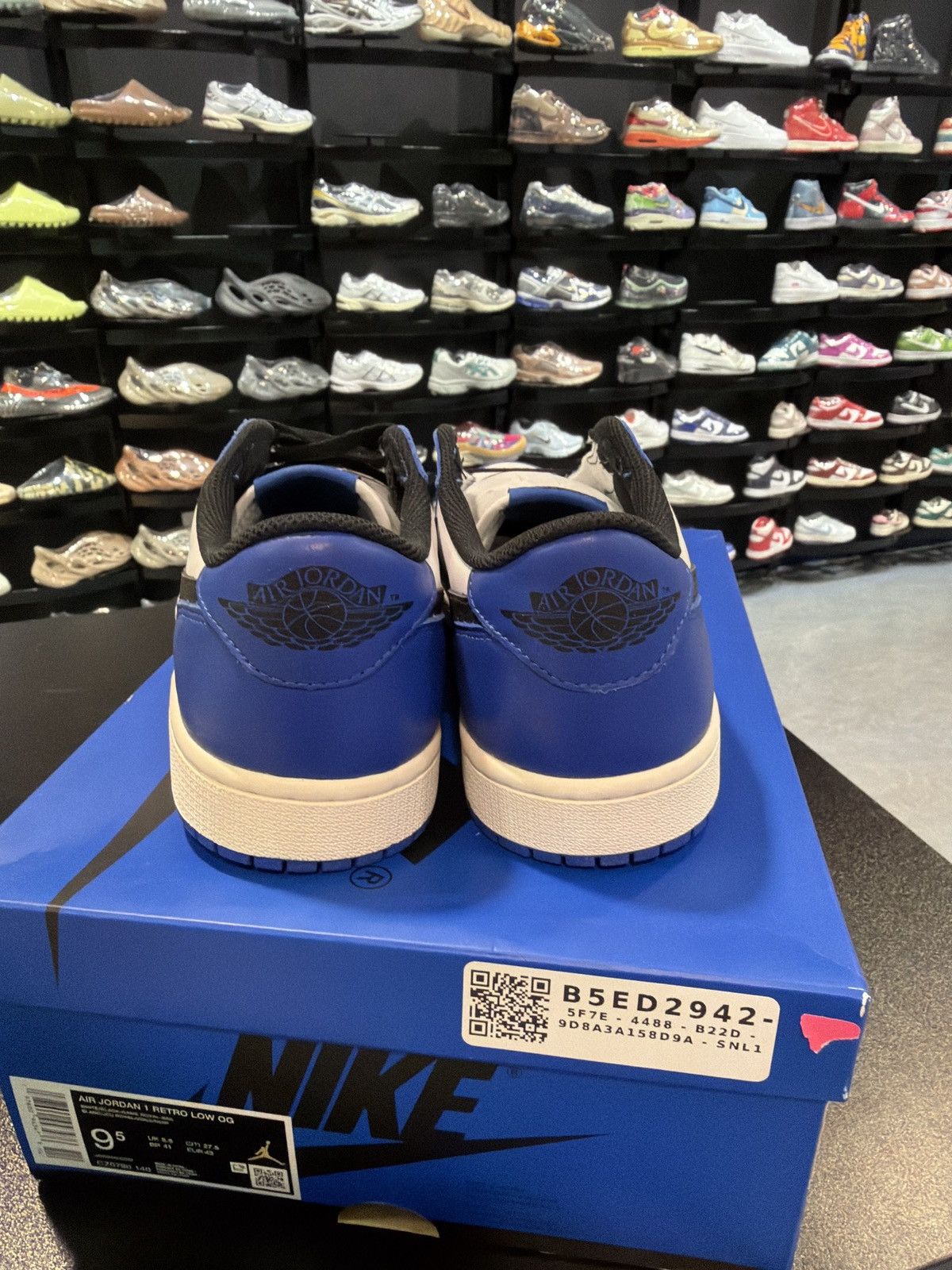 Jordan 1 Low Royal Toe Size-9.5 Brand New Quick Shipping