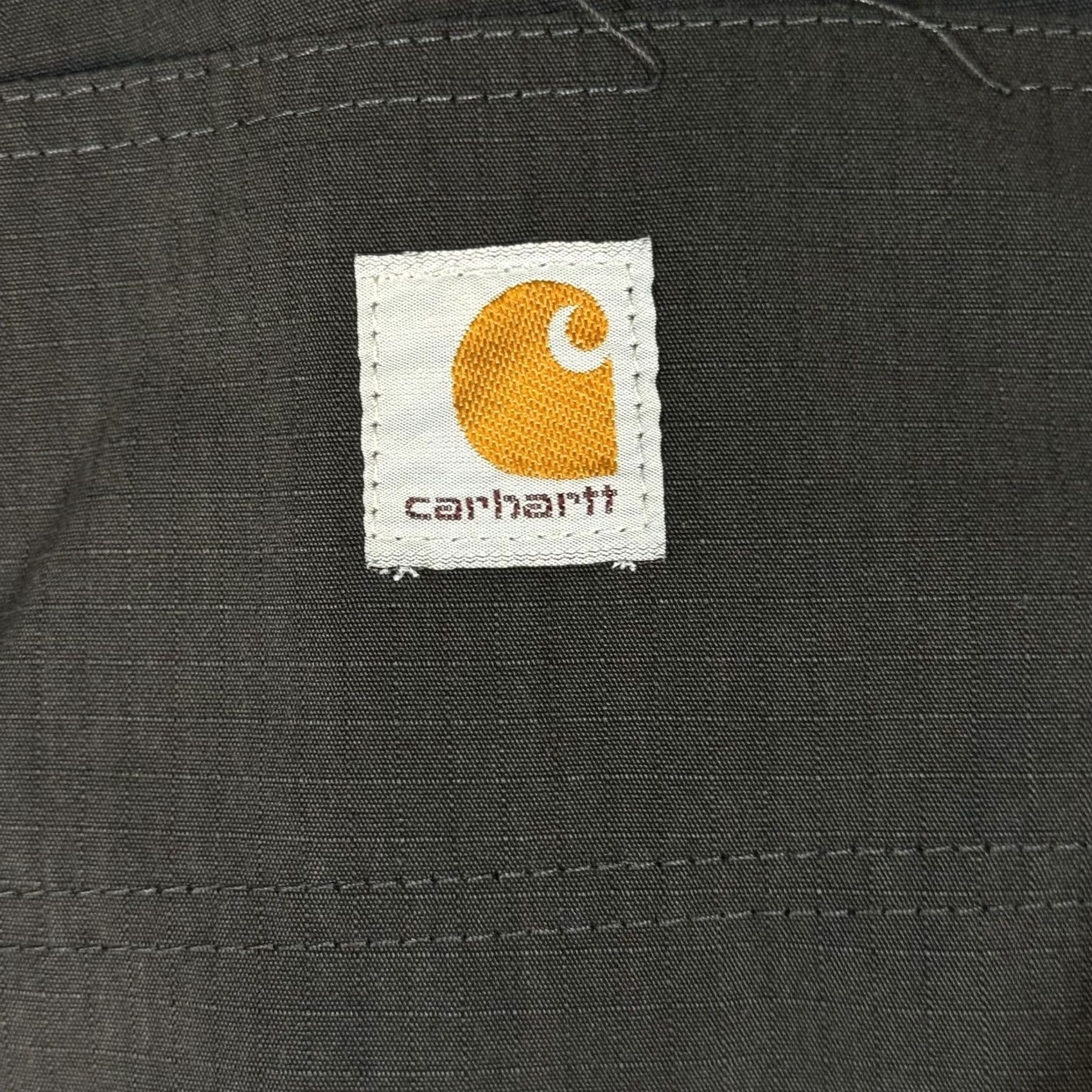 Carhartt Carhartt Pants Mens 36x28 Gray Ripstop Cargo Workwear Relaxed Fit Paint Stains Size US 36 / EU 52 - 7 Thumbnail
