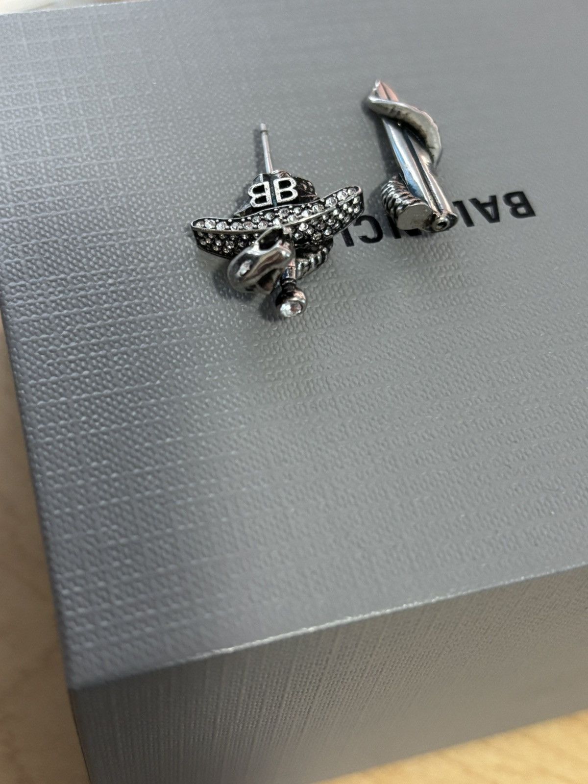Balenciaga Balenciaga Snake Sword Earring Size ONE SIZE - 5 Thumbnail
