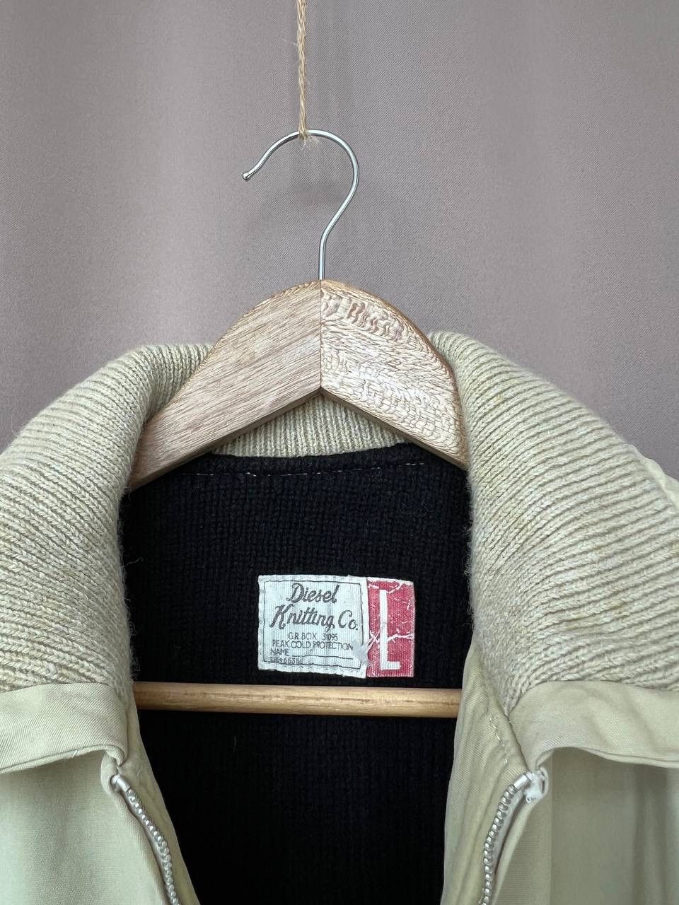 Diesel Diesel Half Zip Knitting Sweater Jacket Archival Mens Size L Size US L / EU 52-54 / 3 - 10 Thumbnail
