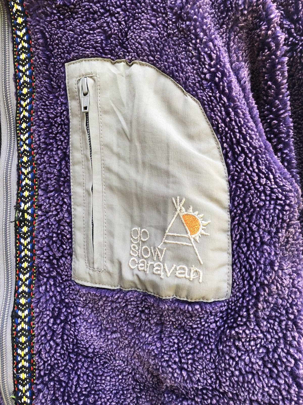 go slow caravan GO SLOW CARAVAN FULL ZIPPER HOODIE FLEECE Size US M / EU 48-50 / 2 - 5 Thumbnail