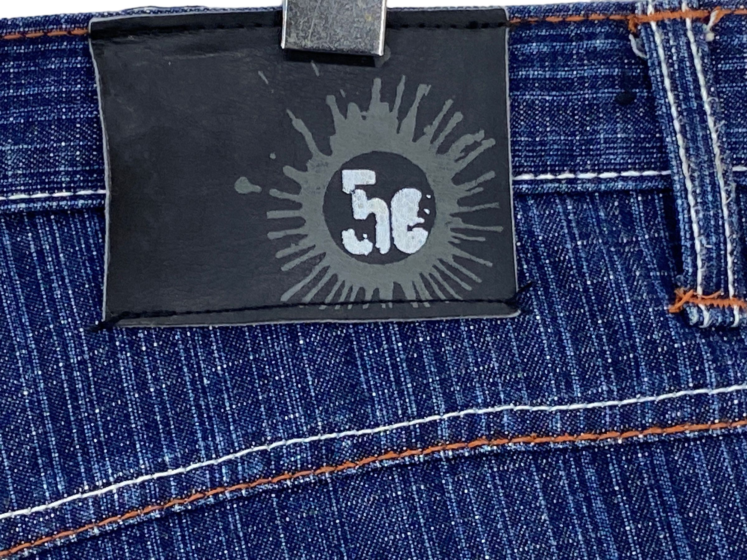 Japanese Brand Five Elementz Baggy Denim Jeans Hip Hop Skateboard Size US 40 / EU 56 - 8 Thumbnail
