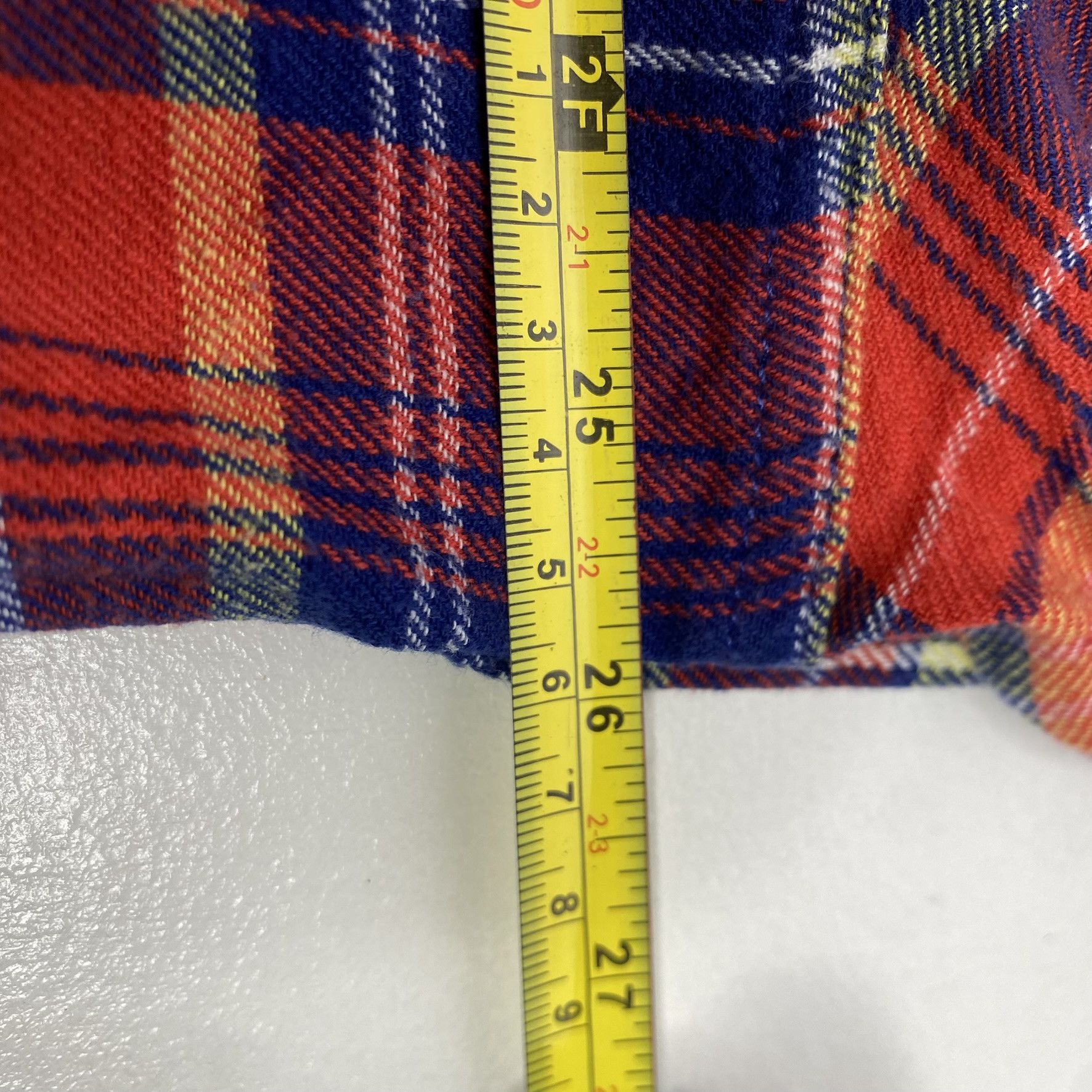 Mossimo Mossimo Western Plaid Button-up Shirt Long Sleeve Blue Red Size XS / US 0-2 / IT 36-38 - 4 Thumbnail