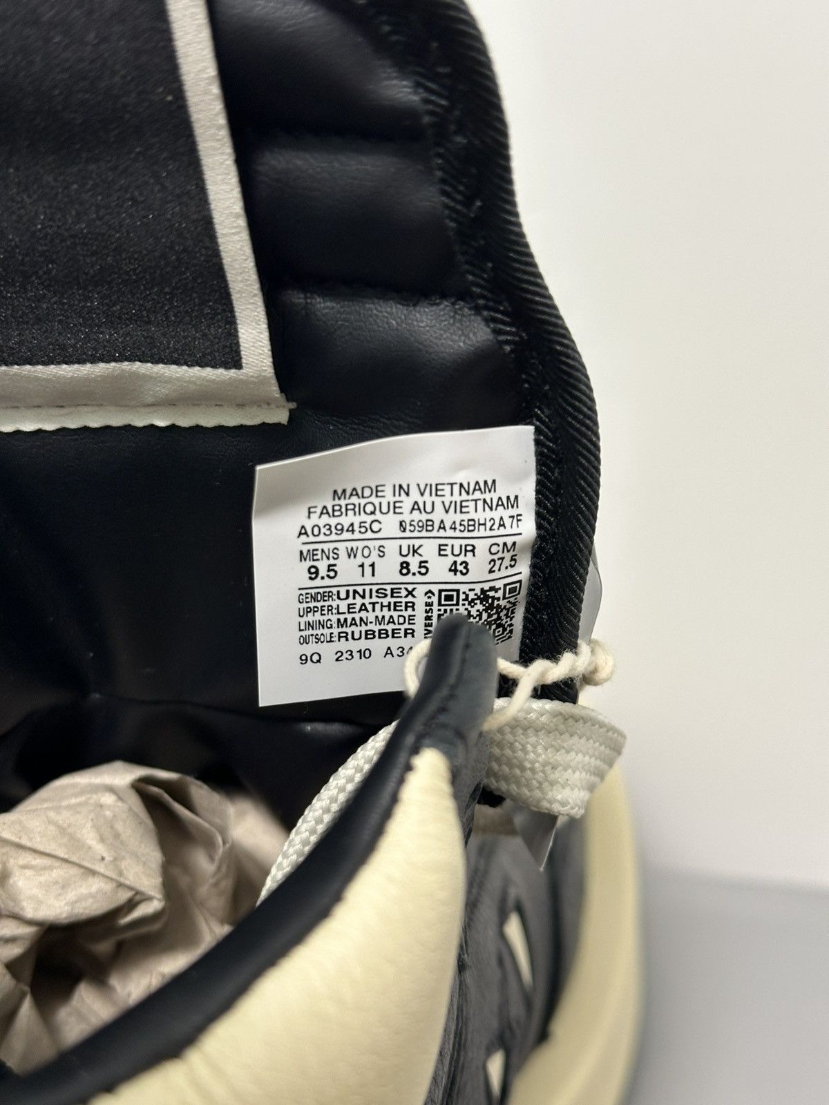 Converse × Rick Owens Drkshdw Rick Owens DRKSHDW x Converse TURBOWPN, Size 43 EU Size US 10 / EU 43 - 7 Thumbnail