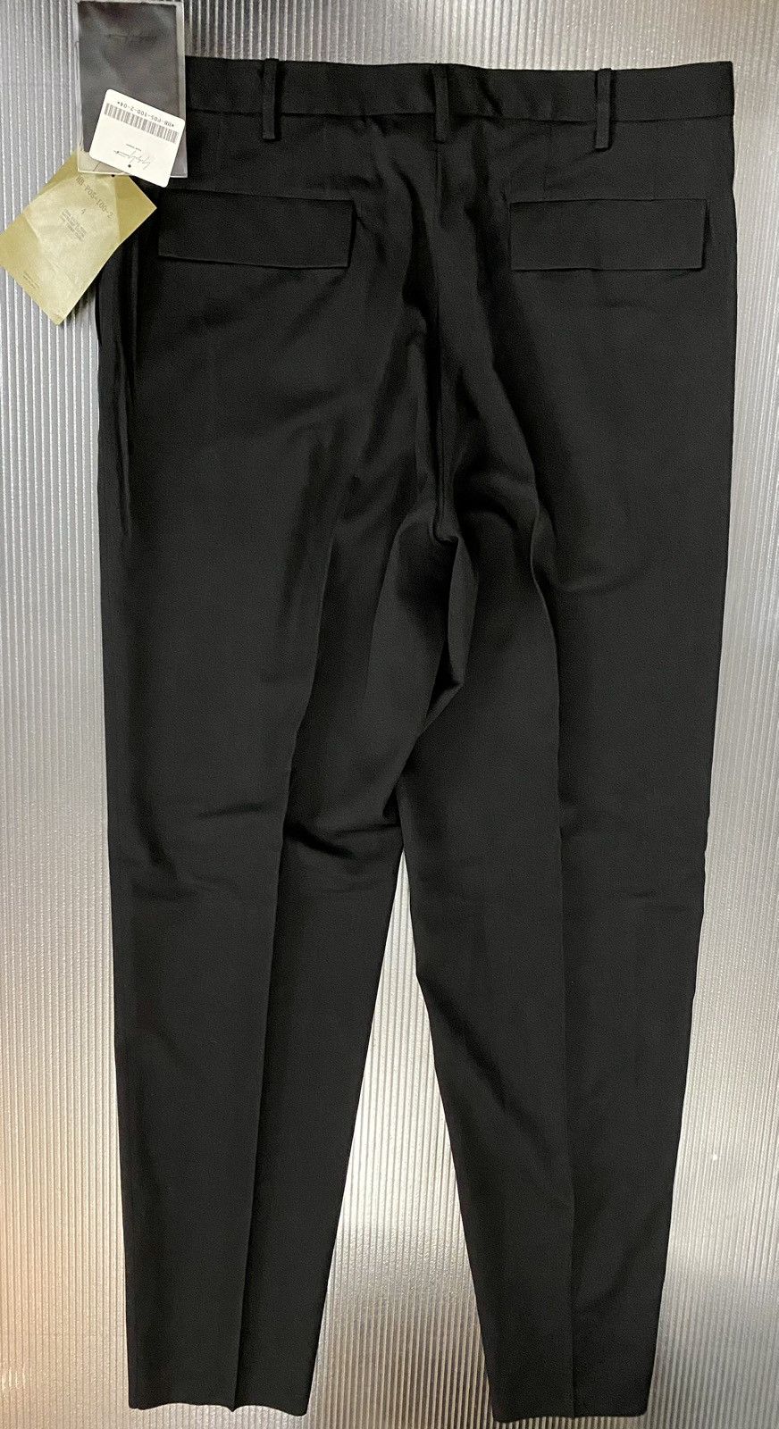 Yohji Yamamoto Yohji Yamamoto 🇯🇵 pour homme Nero wool slacks 4 NWT Size US 37 - 5 Thumbnail