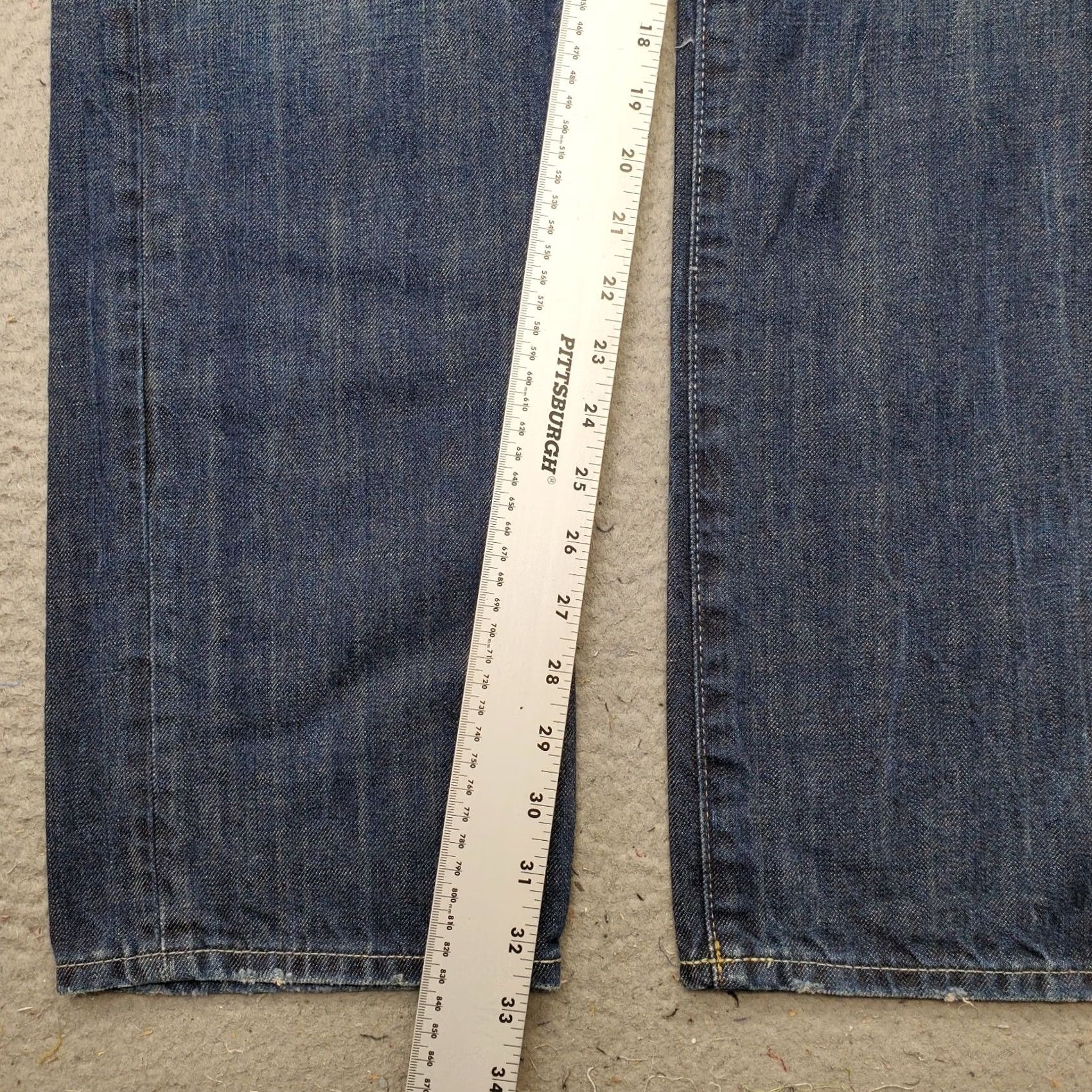 Vintage Denim & Supply Ralph Lauren Jeans Mens 34 Blue Straight Leg Streetwear Size US 34 / EU 50 - 4 Thumbnail