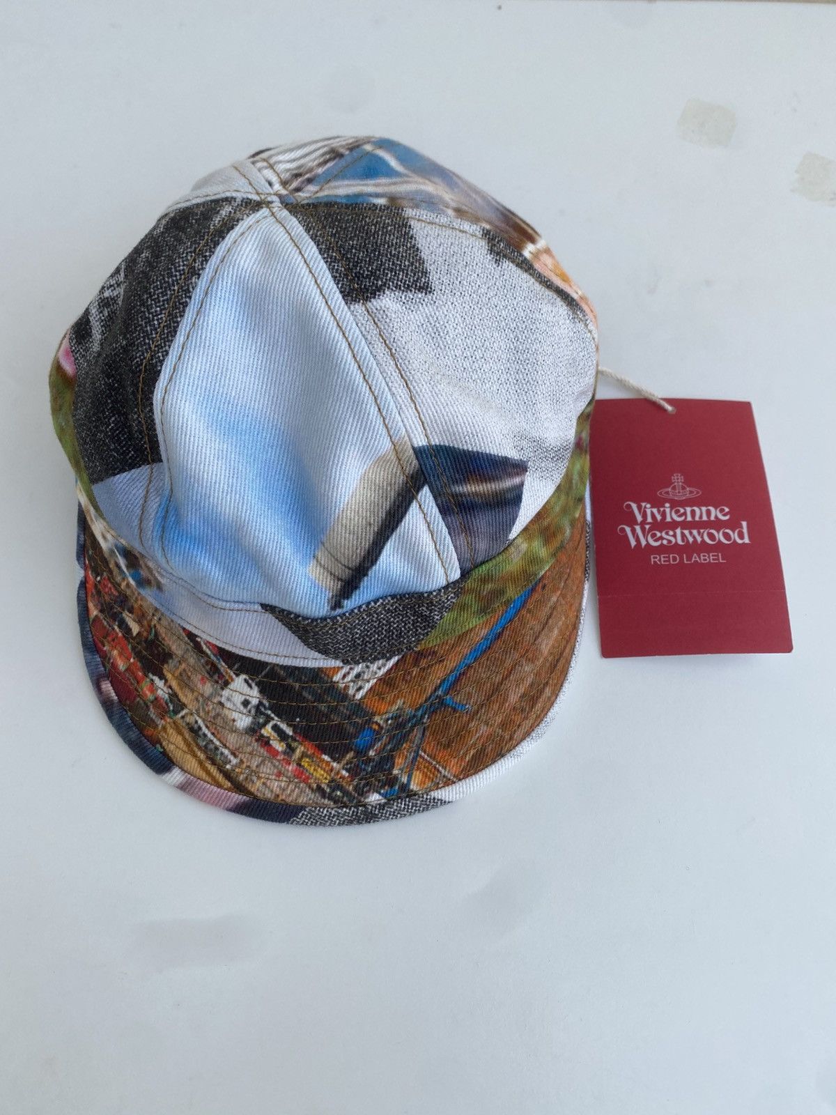 Vivienne Westwood Rare Vivienne Westwood Crazy Design All Over Print Hat Size ONE SIZE - 7 Thumbnail