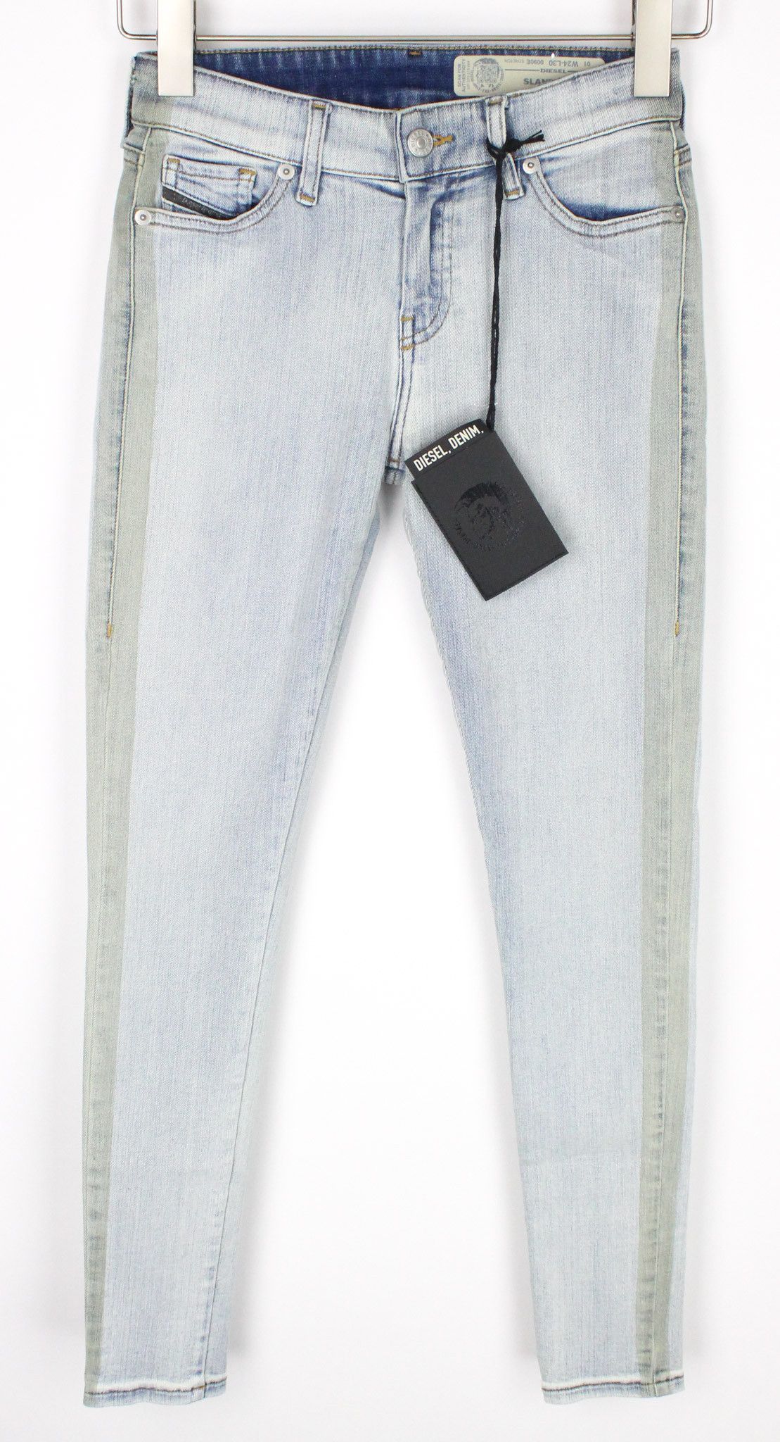 Diesel SLANDY-SP1 0090E W24/L30 Blue Girls Jeans 72314 Size 24" / US 00 / IT 34 - 2 Thumbnail