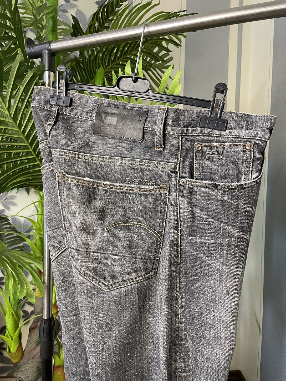 G-Star G-Star RAW Men’s Grey Jeans Pants 3301 Size 31x32 Size US 31 - 4 Thumbnail