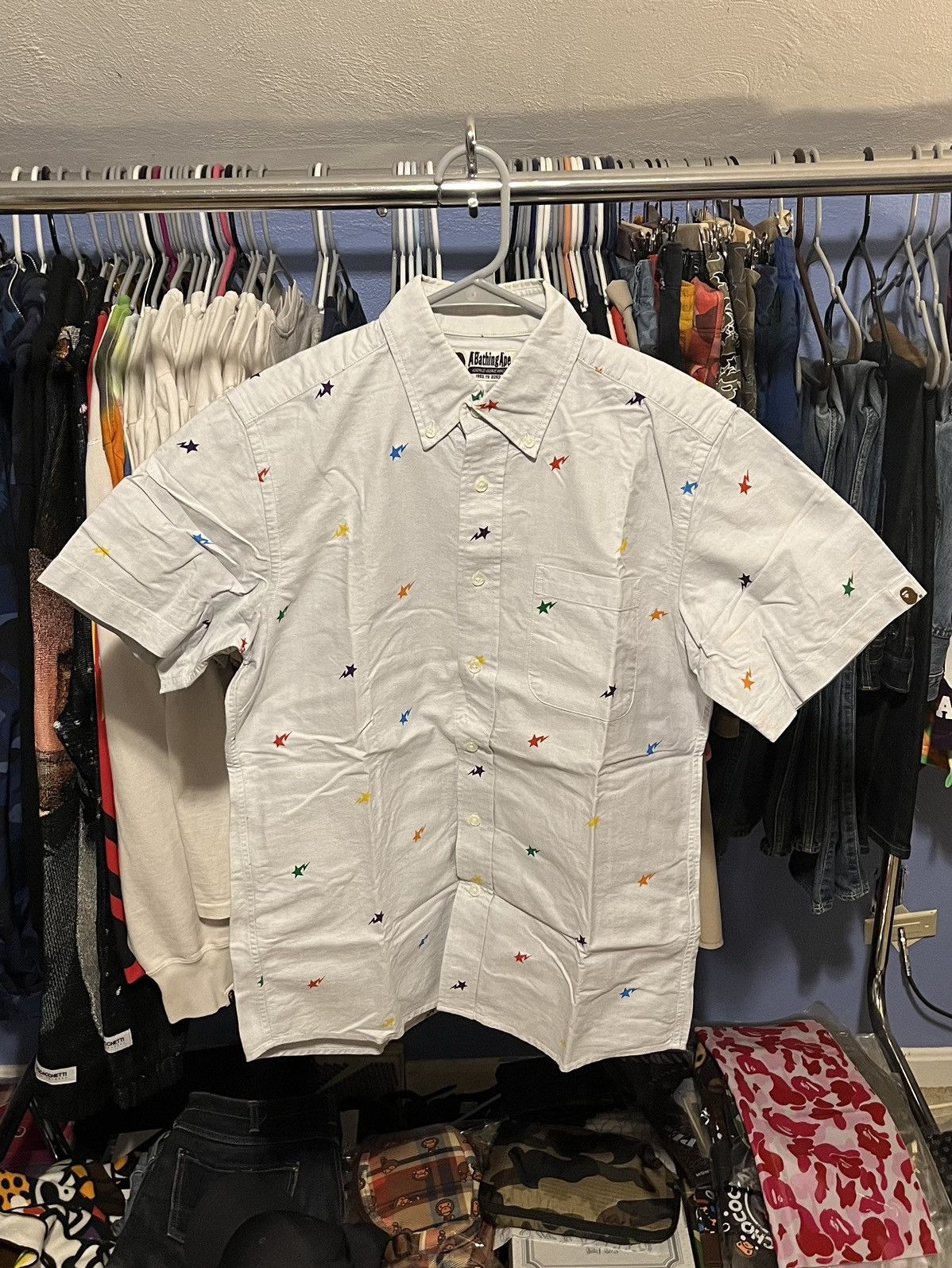 Bape Bape Star Shirt Size US M / EU 48-50 / 2 - 1 Thumbnail