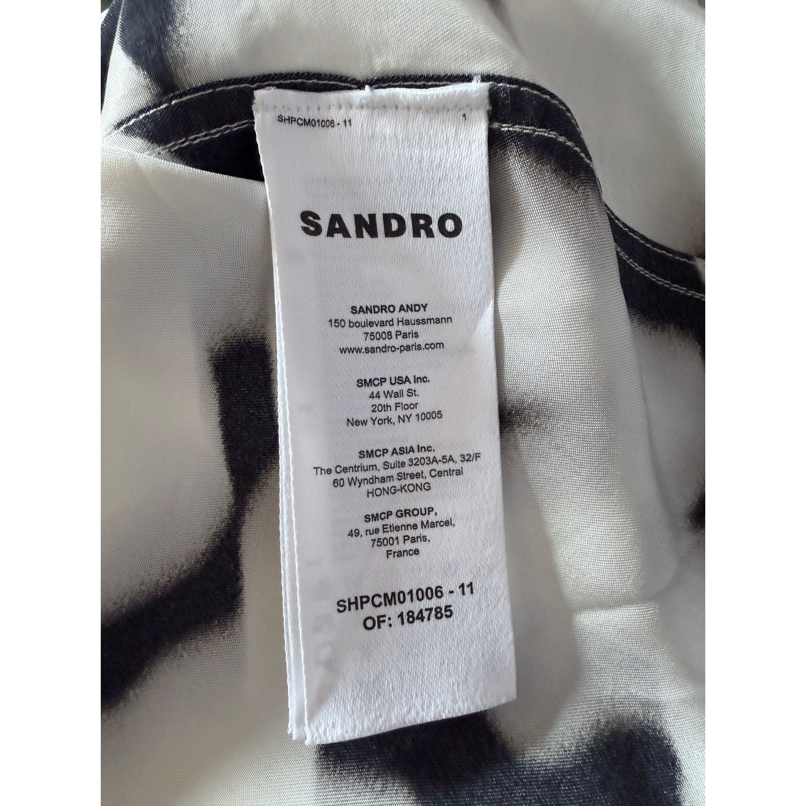 Sandro Sandro NWT E2blurry Flowers Shirt Size US XL / EU 56 / 4 - 4 Thumbnail