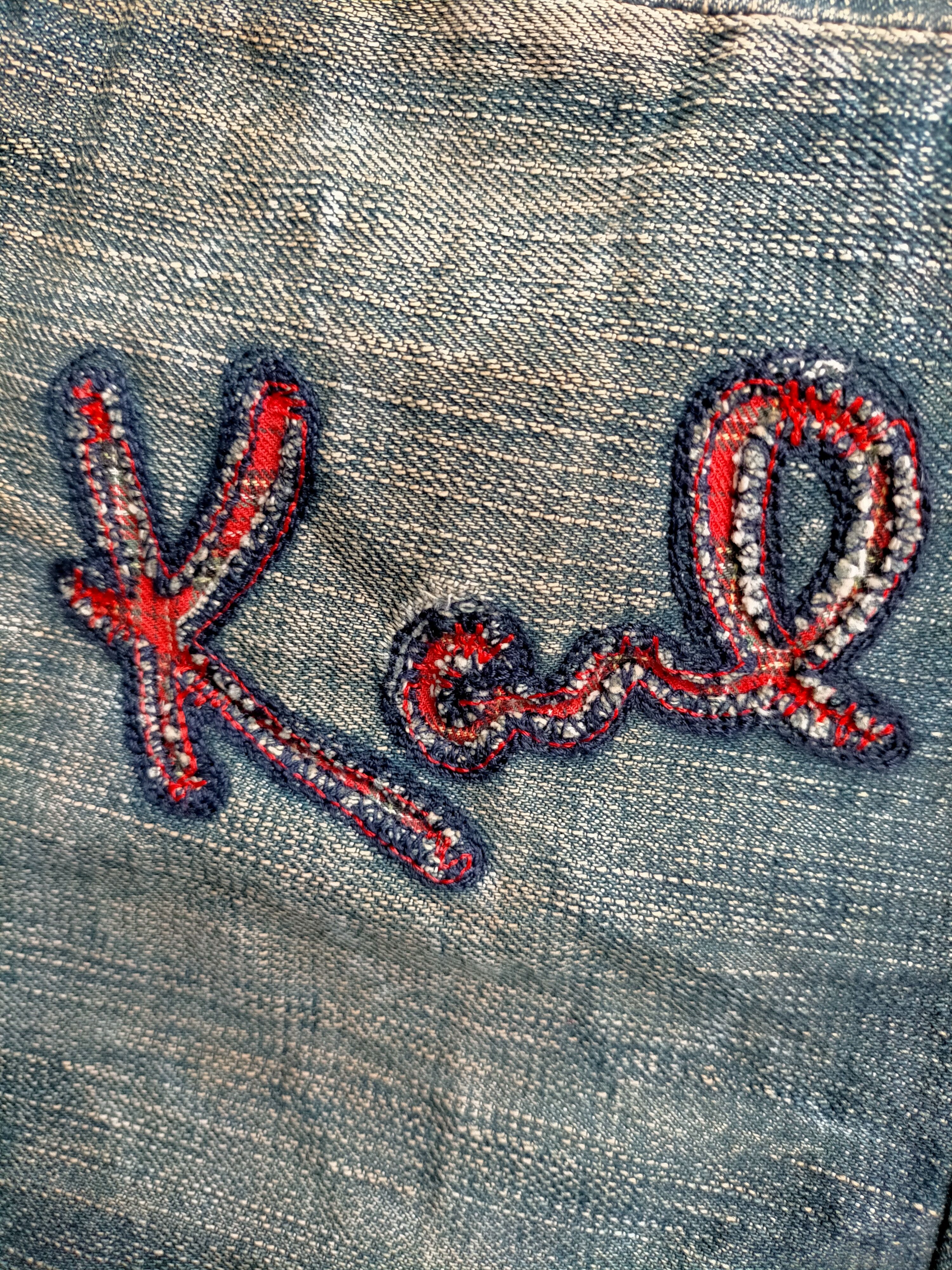 Japanese Brand Karl Helmut Hagi Patchwork Jeans Size US 34 / EU 50 - 20 Thumbnail