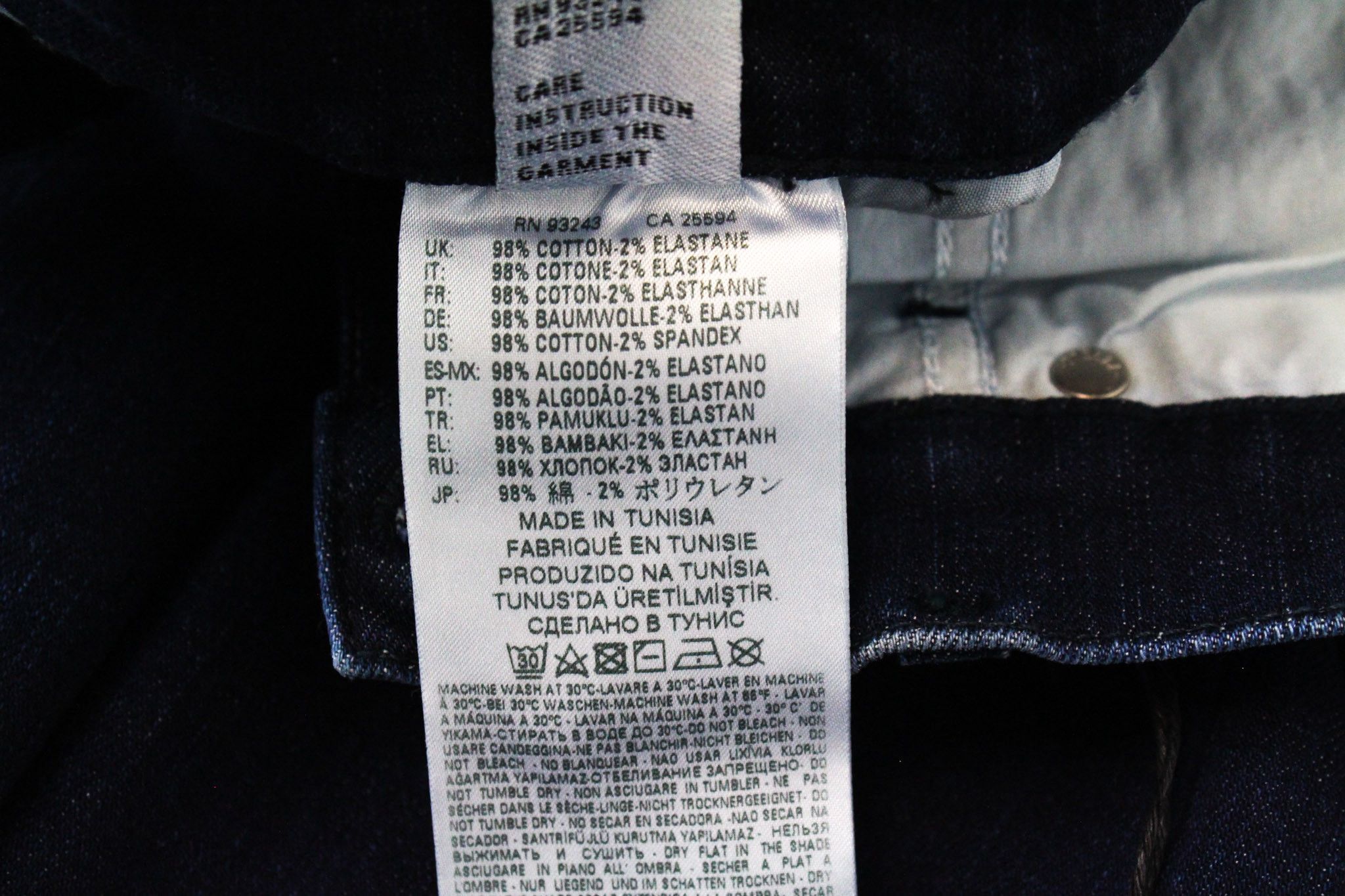 Diesel NICLAH 084CG W24/L32 Blue Stretch Jeans 71395 Size 24" / US 00 / IT 34 - 8 Thumbnail