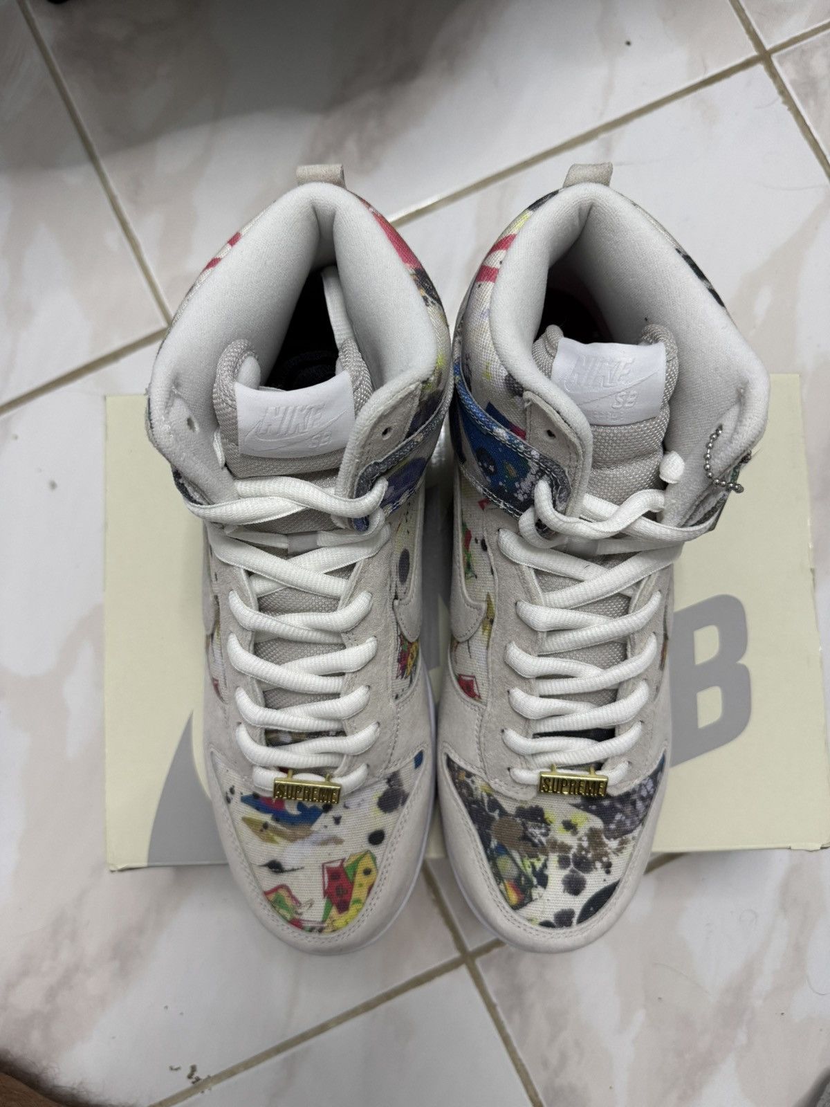 Nike SB Nike SB Dunk High Supreme Rammellzee Sz 12 DS Size US 12 / EU 45 - 3 Thumbnail