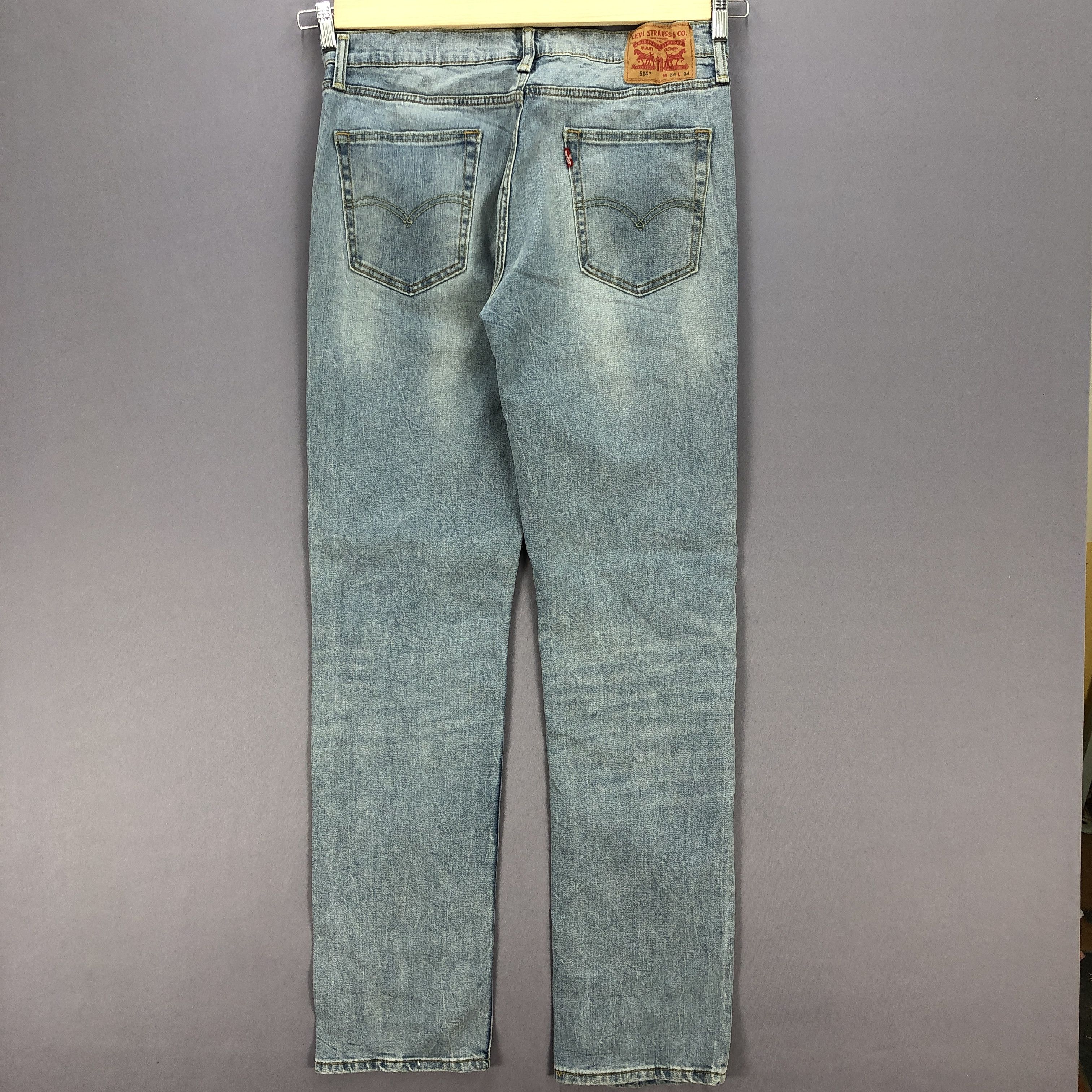 Levi's Vintage Levis Sun Faded Jeans Levi's Slim Light Wash Denim Size US 34 / EU 50 - 2 Thumbnail