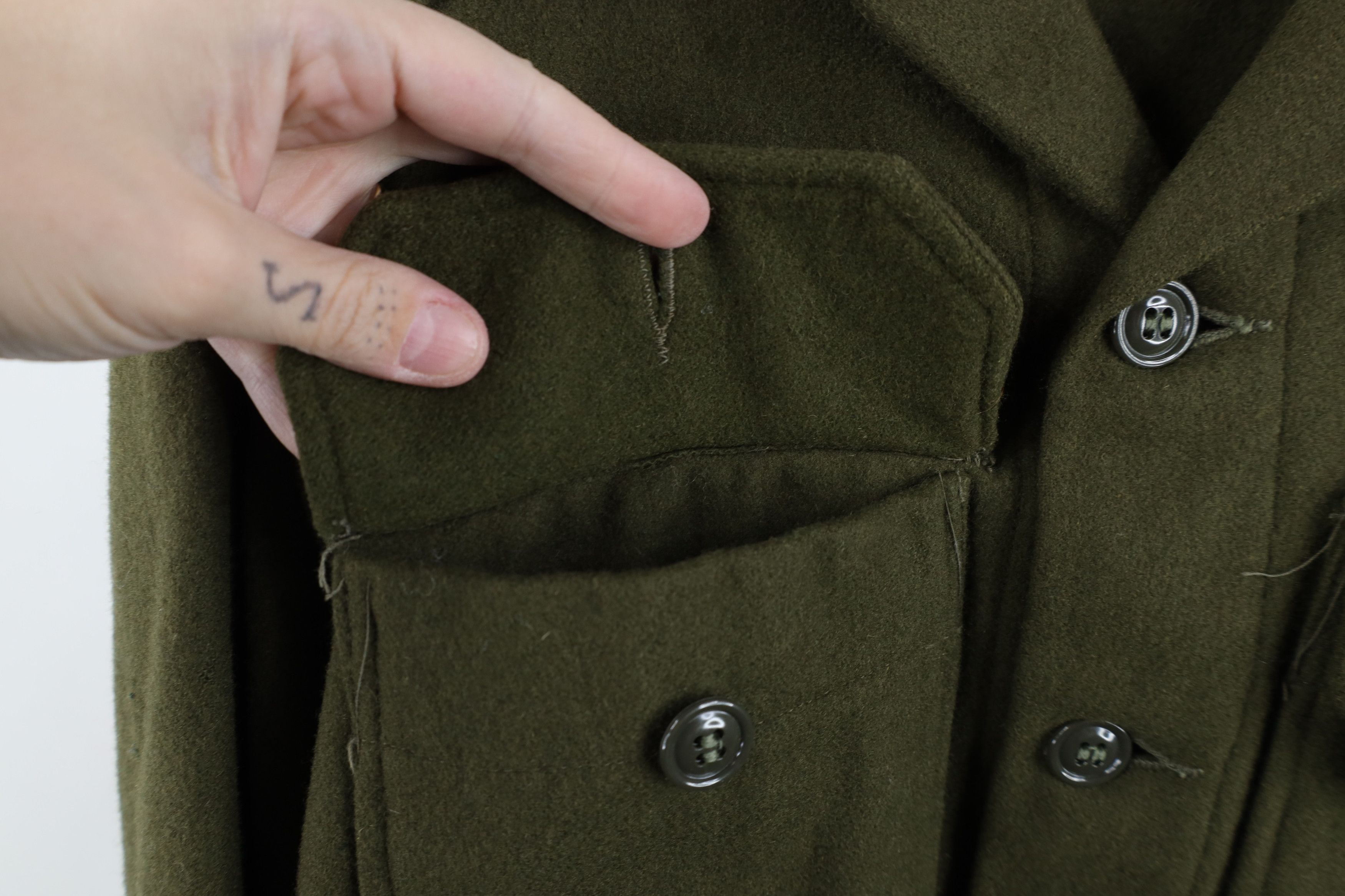Vintage Vintage 60s Vietnam War Military Button Shirt Jacket USA Size US S / EU 44-46 / 1 - 5 Thumbnail