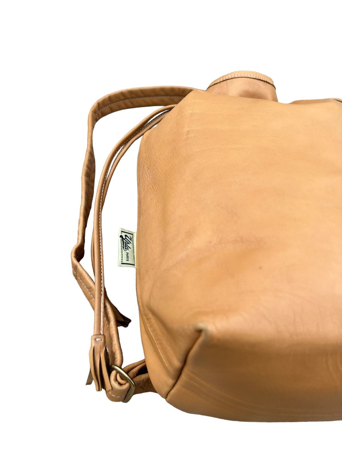 Leather Vintage Upla Paris Leather Backpack Bag Size ONE SIZE - 9 Thumbnail