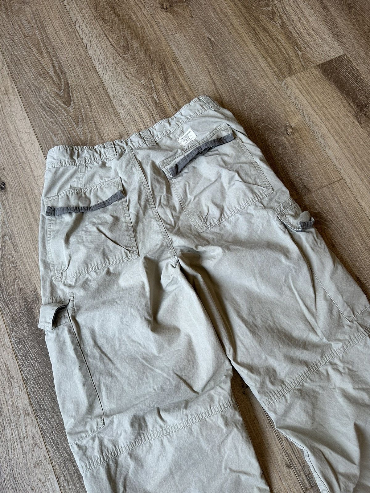 Gap Vintage Gap Wide Leg Cargo Pants Beige Cotton Size US 32 / EU 48 - 4 Thumbnail
