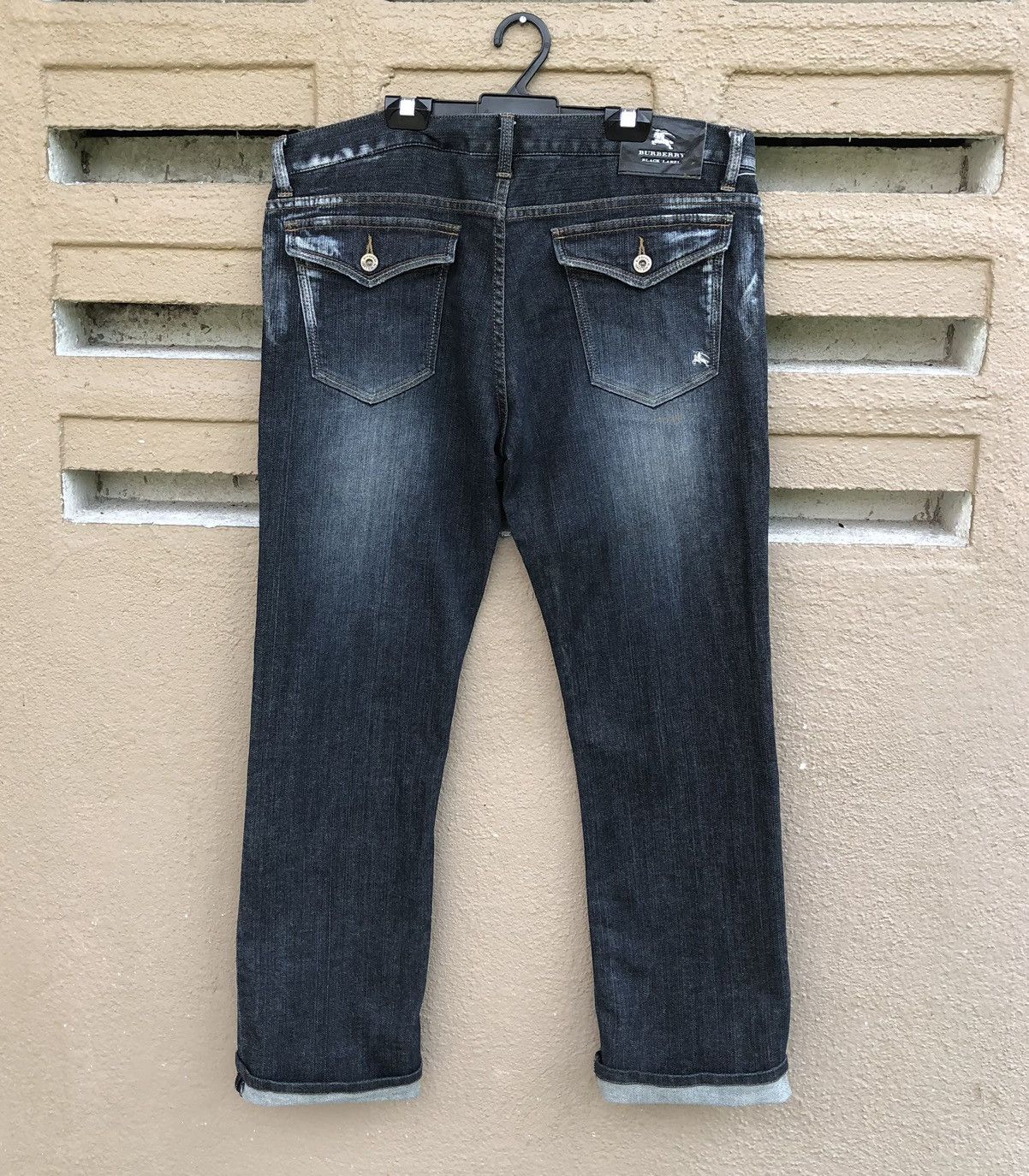 Burberry Burberry Black Label Stretchable Embroidery Logo Denim Pant Size US 32 / EU 48 - 5 Thumbnail