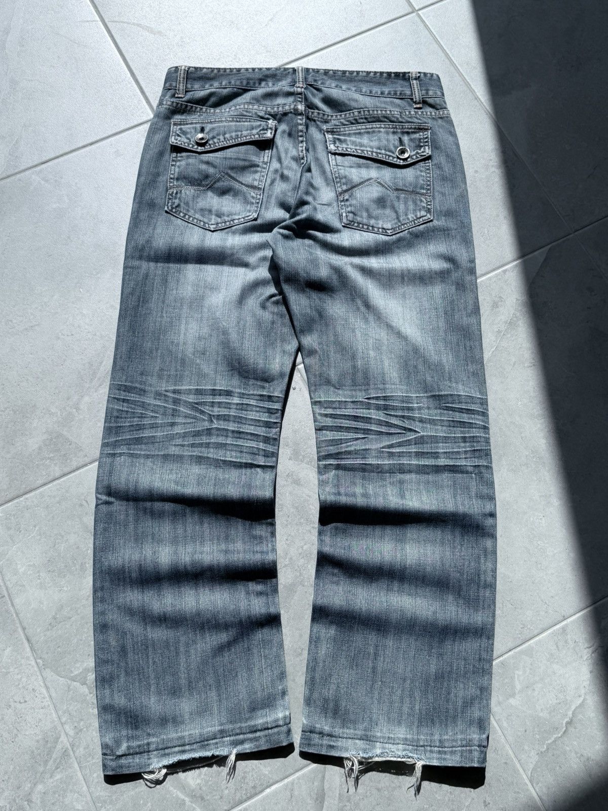 Hedi Slimane Vintage Hedi Slimane Style Washed Distressed Denim Jeans Size US 32 / EU 48 - 2 Thumbnail